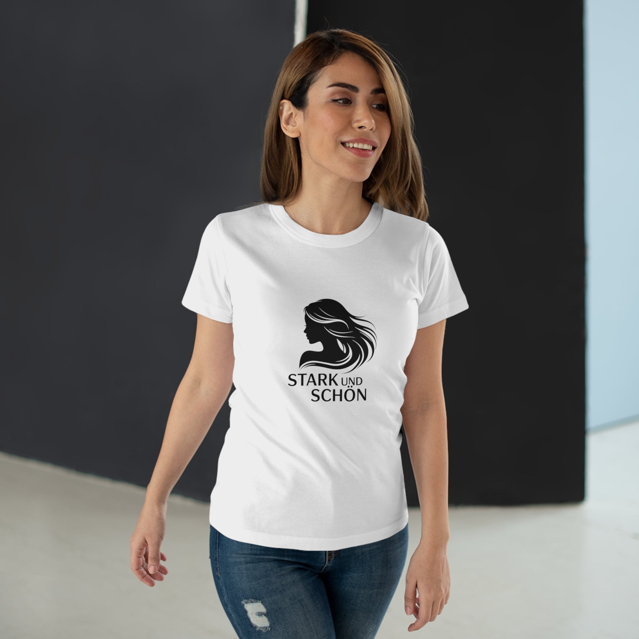 Stark und Schön Women's Tee — Strong & Beautiful Silhouette T-Shirt