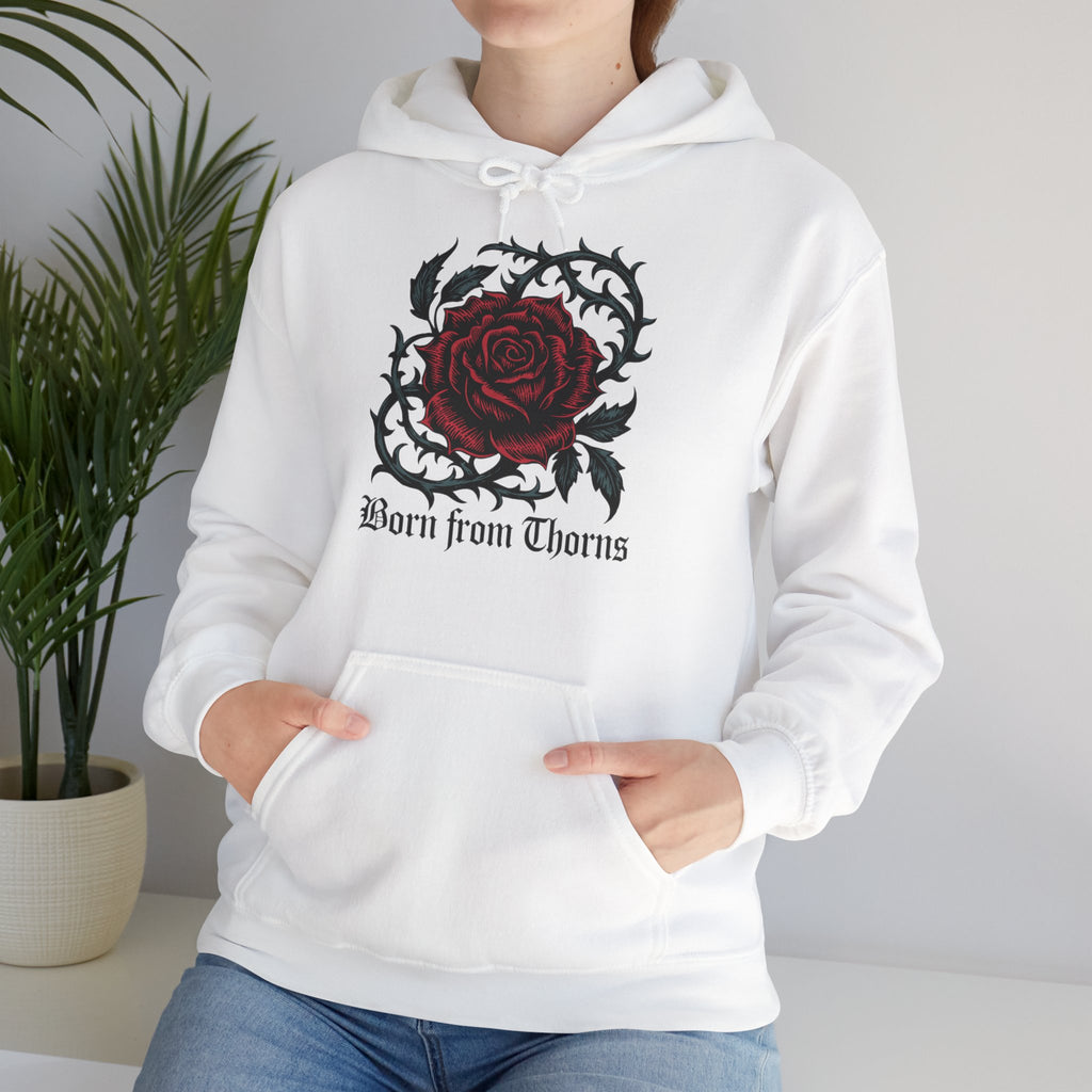 Born From Thorns Rose Hoodie