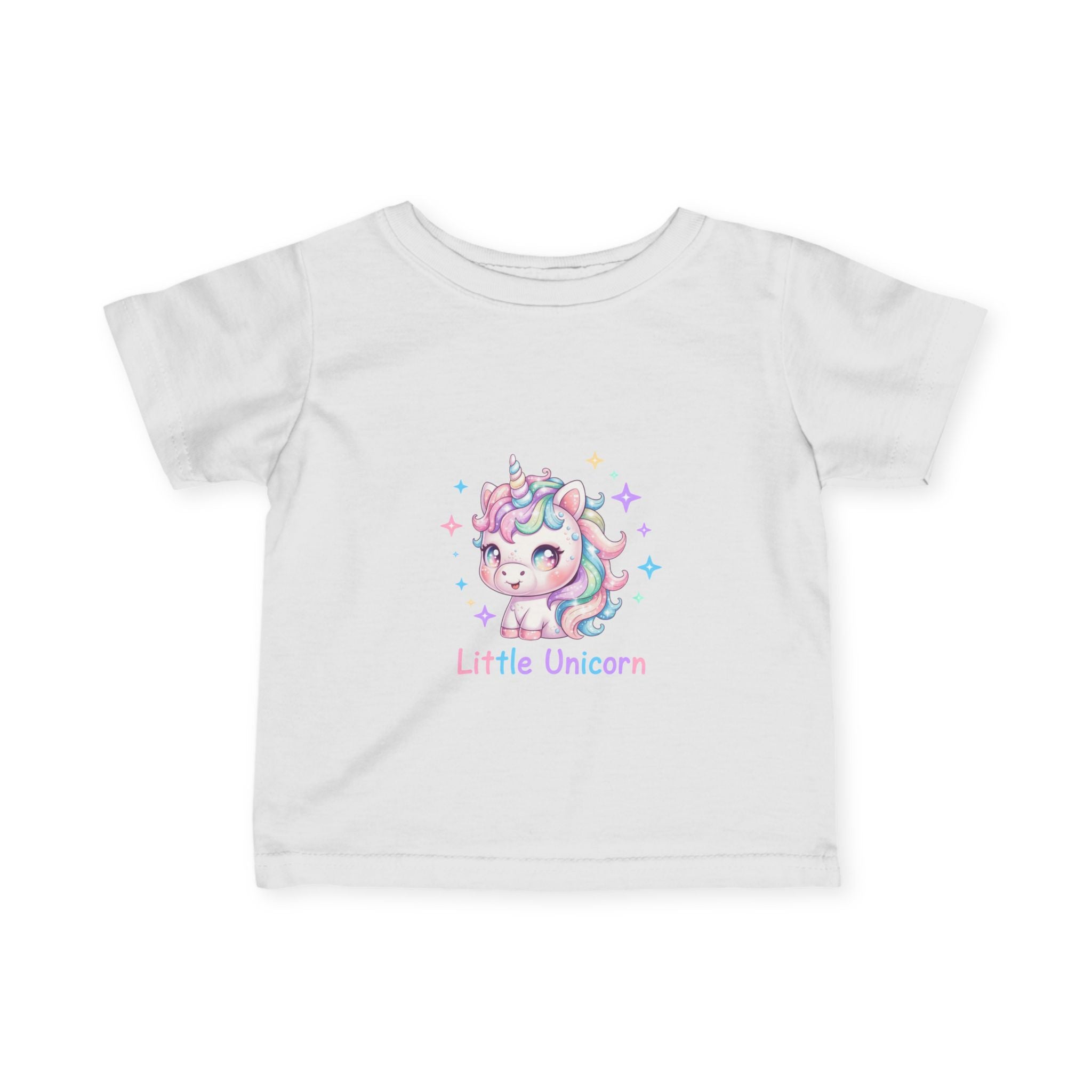 Infant Tee — Pastel 'Little Unicorn' Cute Baby Unicorn Shirt