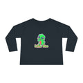 Toddler Tee — Cute Green “Little Dino” Graphic Long Sleeve