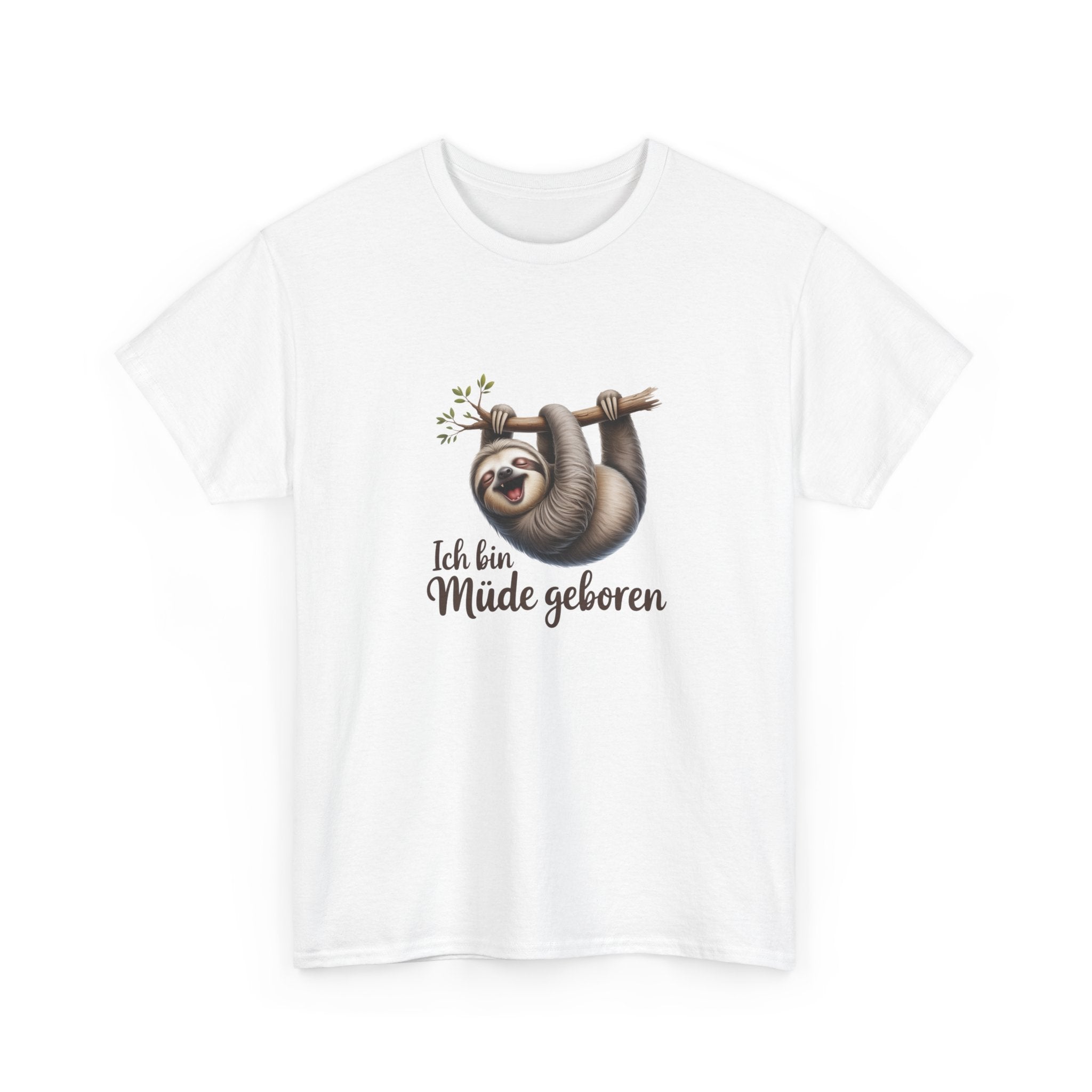 Herren Tshirt — "Ich bin Müde geboren"
