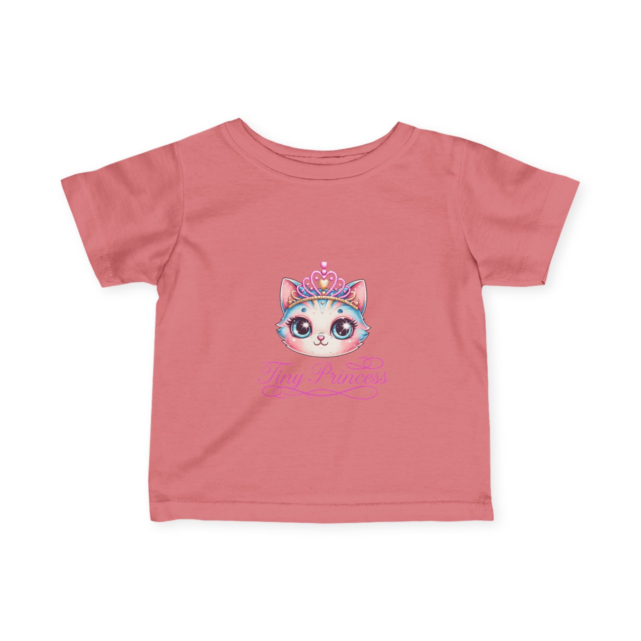 Infant Tee — Cute Kitten 'Tiny Princess' Baby Shirt