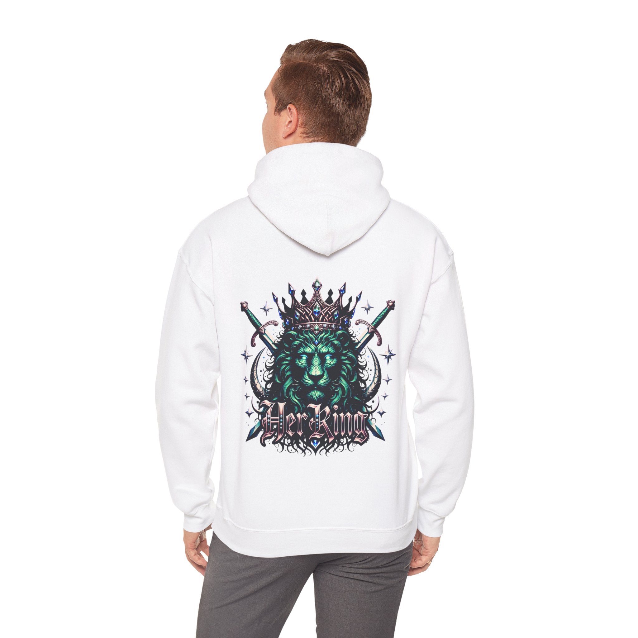 Lion Her King Crown Hoodie