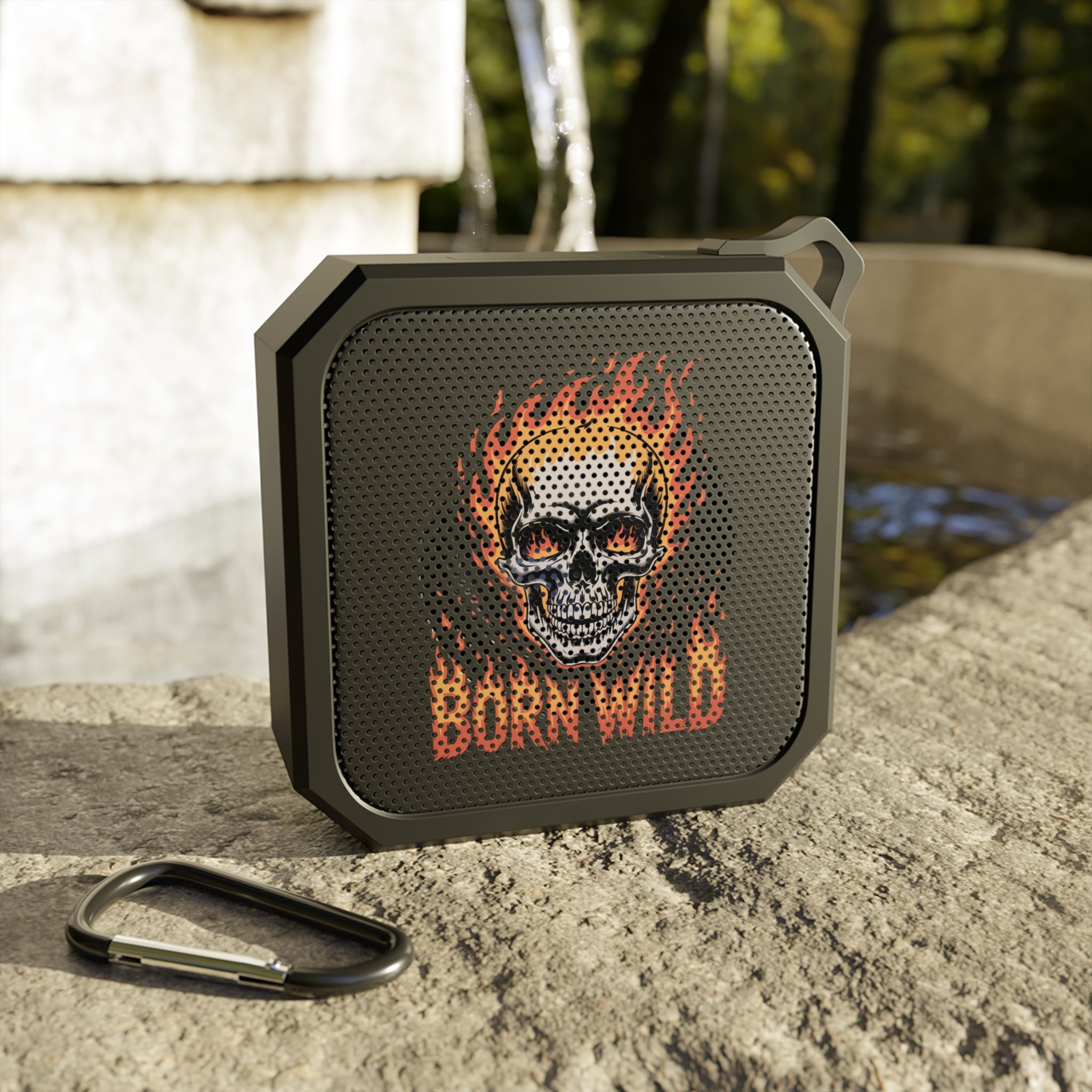 Born Wild Skull Bluetooth Speaker — Portable Outdoor Rugged Speaker