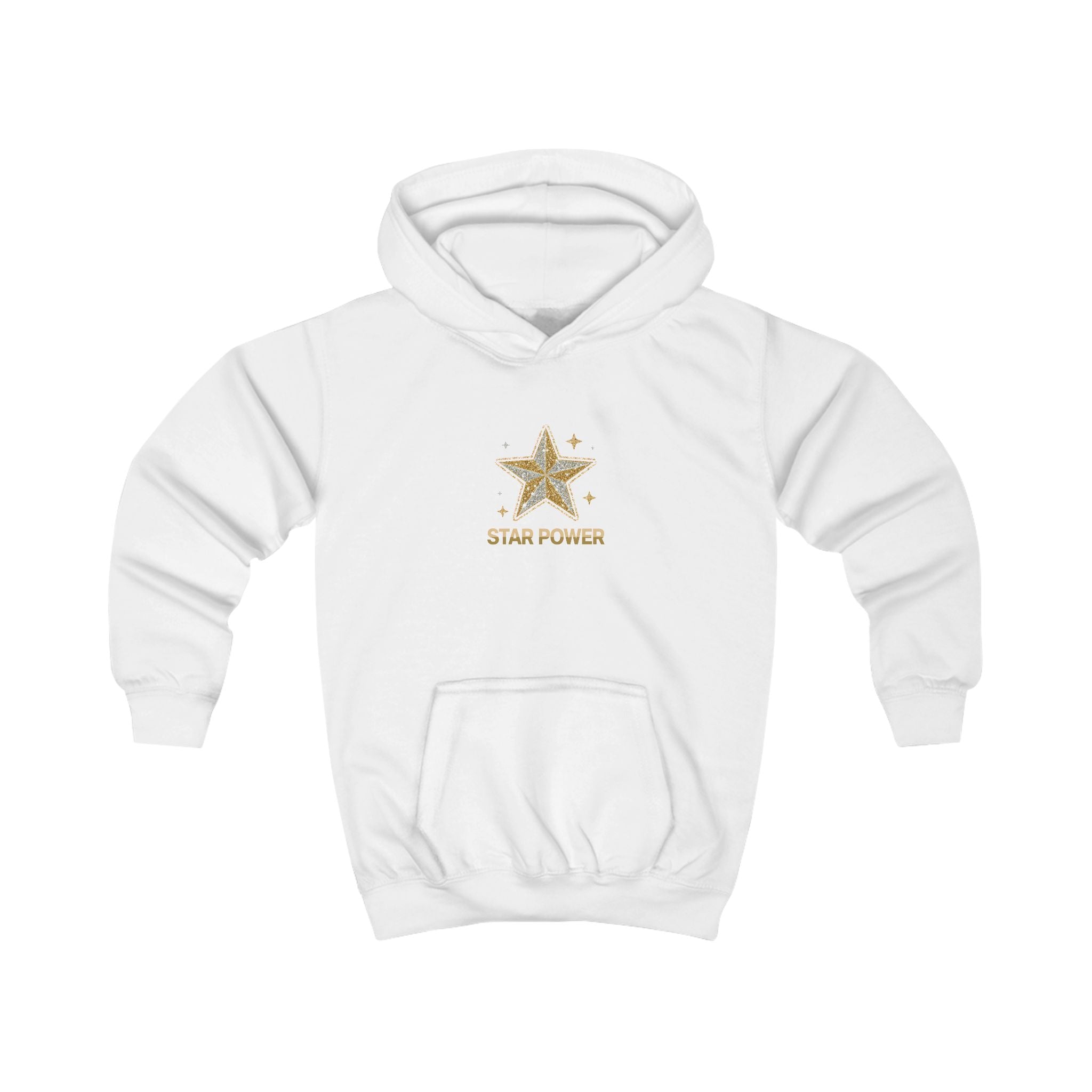 Kids Hoodie — Gold Star 'Star Power'