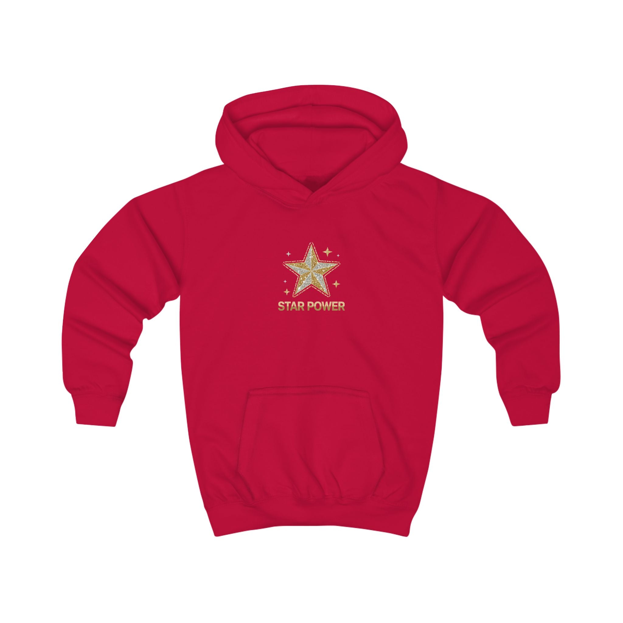 Kids Hoodie — Gold Star 'Star Power'