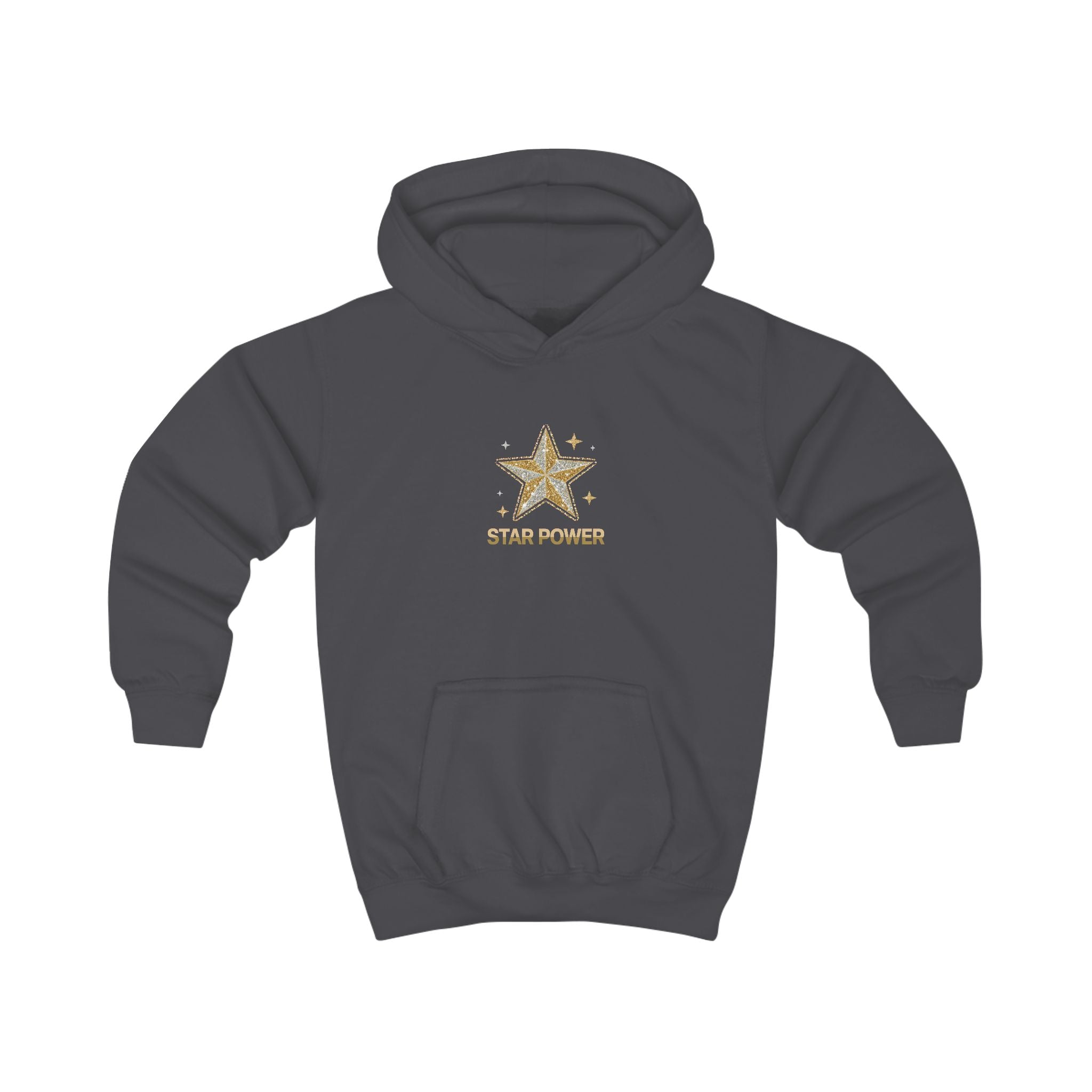 Kids Hoodie — Gold Star 'Star Power'