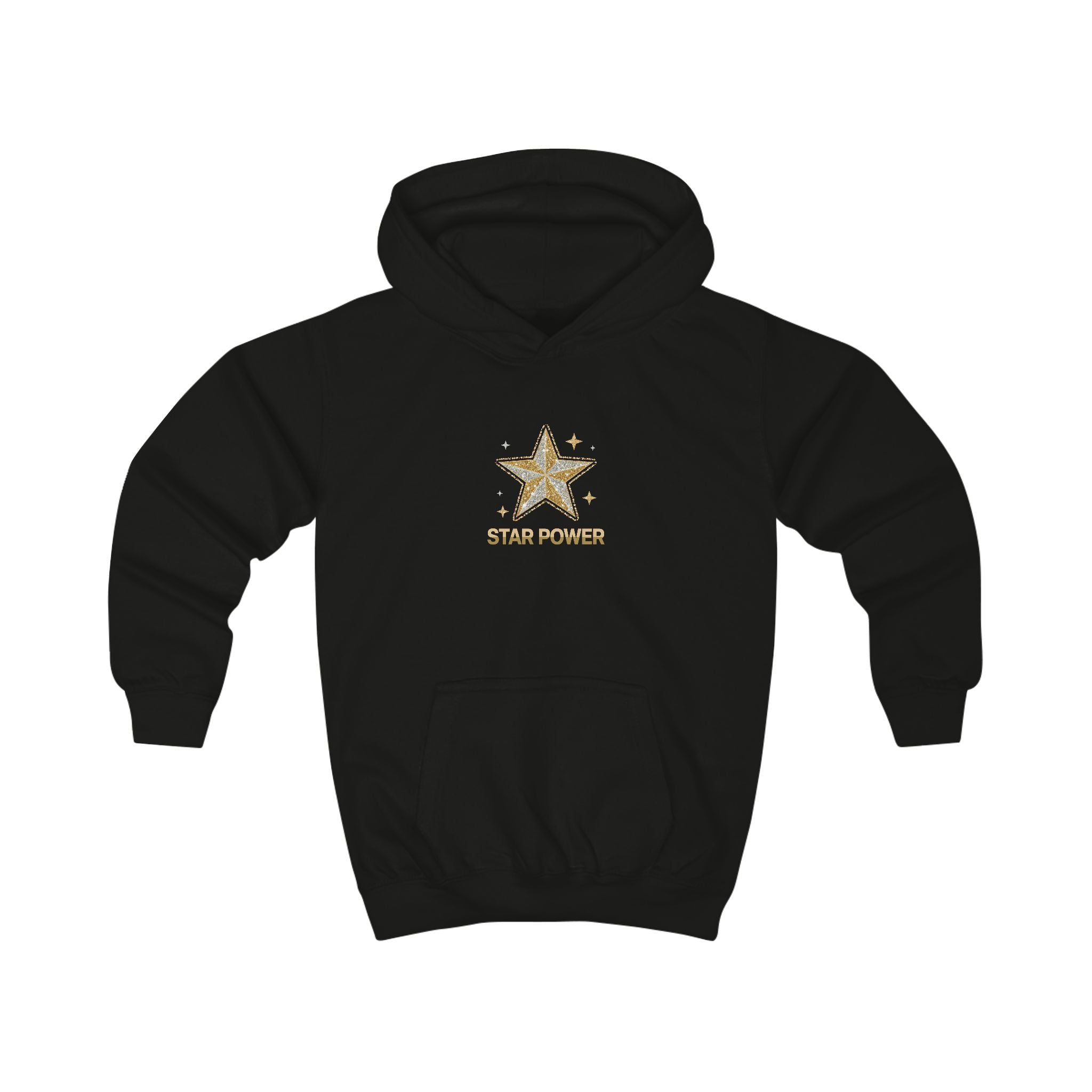 Kids Hoodie — Gold Star 'Star Power'