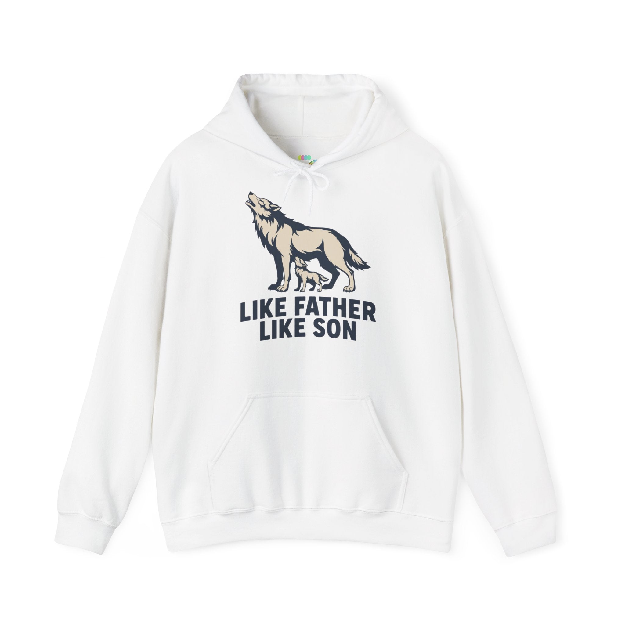 Like Father Like Son Wolf Hoodie