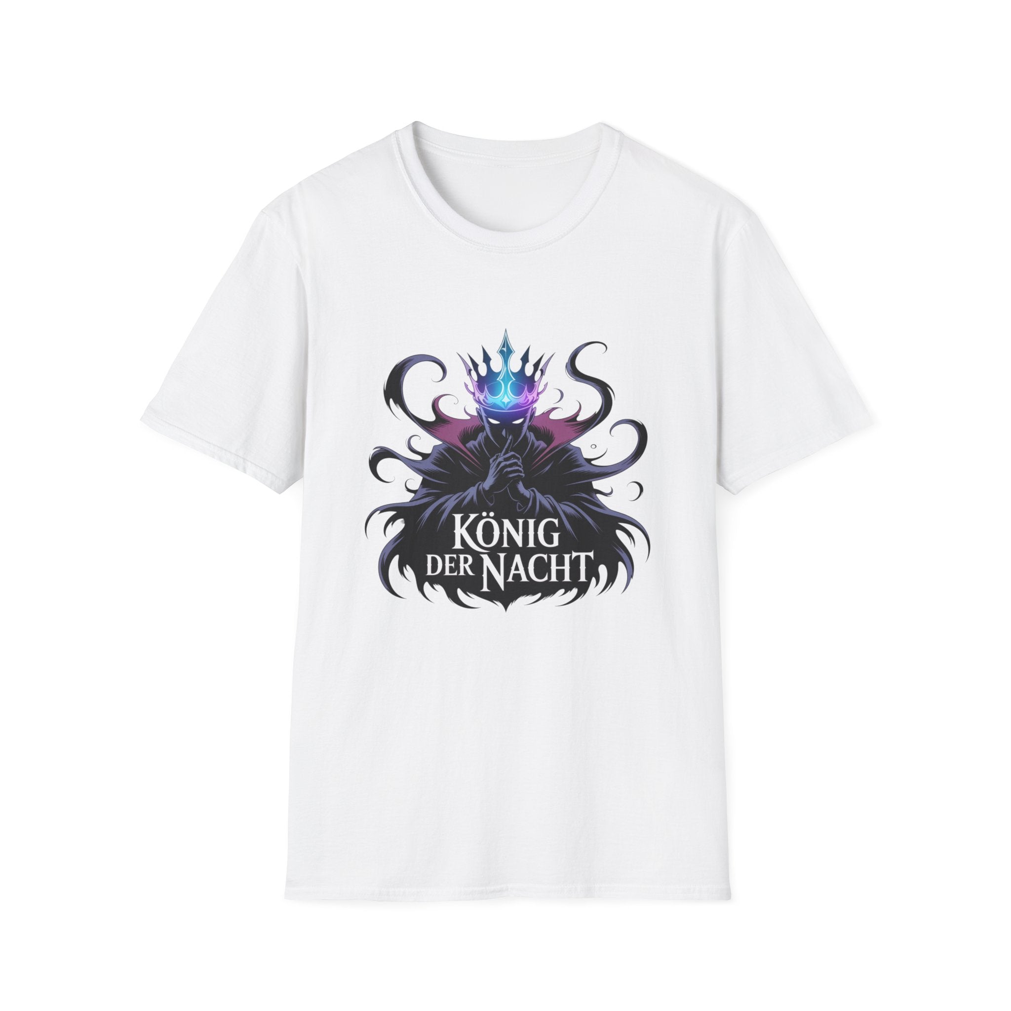 König der Nacht Graphic T-Shirt — Gothic Night King Crown Design
