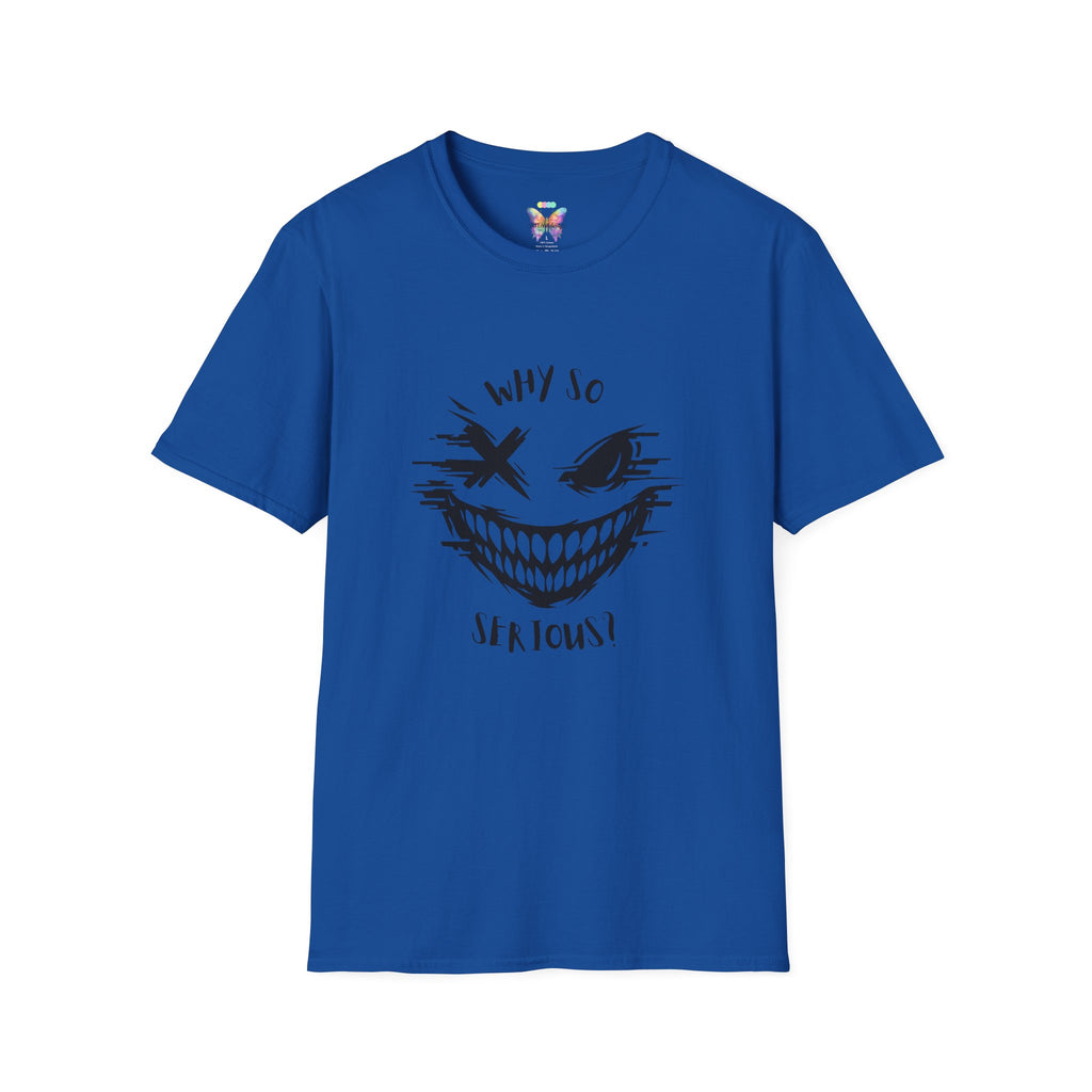 Why So Scary T-Shirt — Creepy Grin Halloween Tee