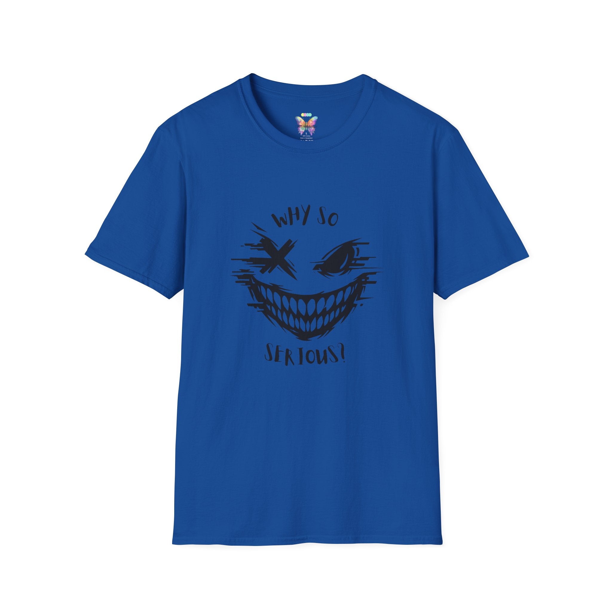 Why So Scary T-Shirt — Creepy Grin Halloween Tee