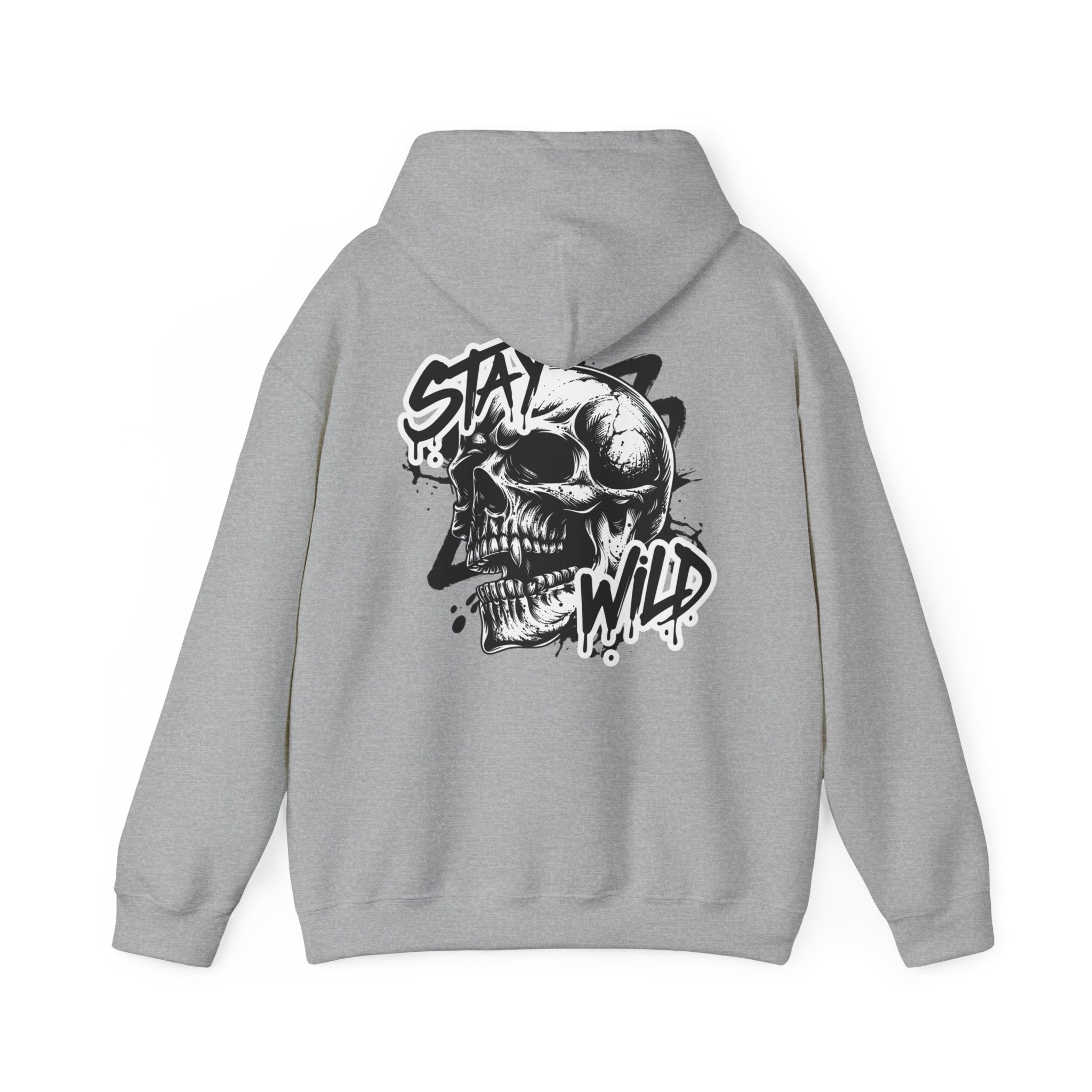 Stay Wild Skull Hoodie