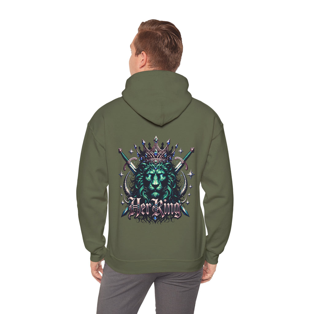 Lion Her King Crown Hoodie