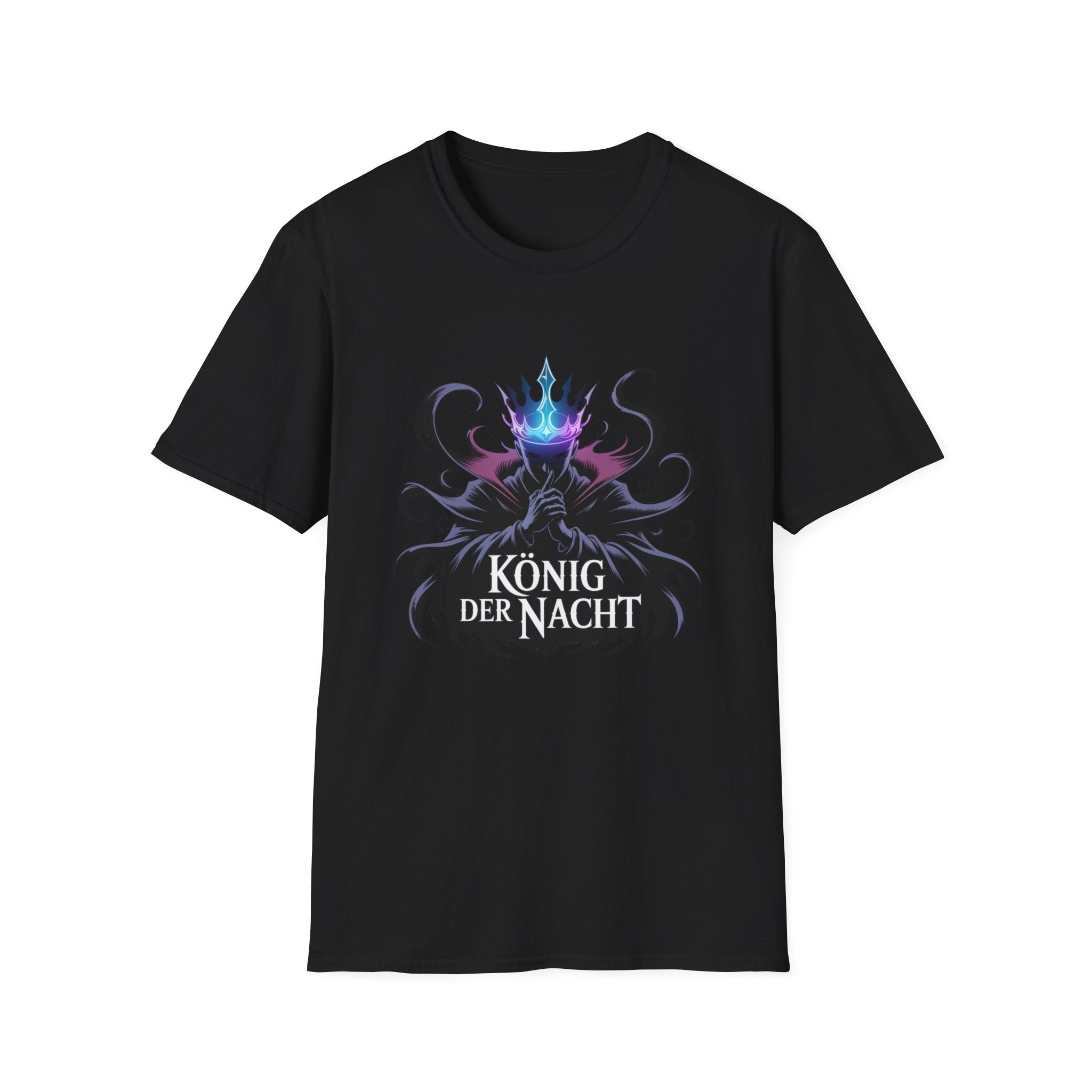 König der Nacht Graphic T-Shirt — Gothic Night King Crown Design
