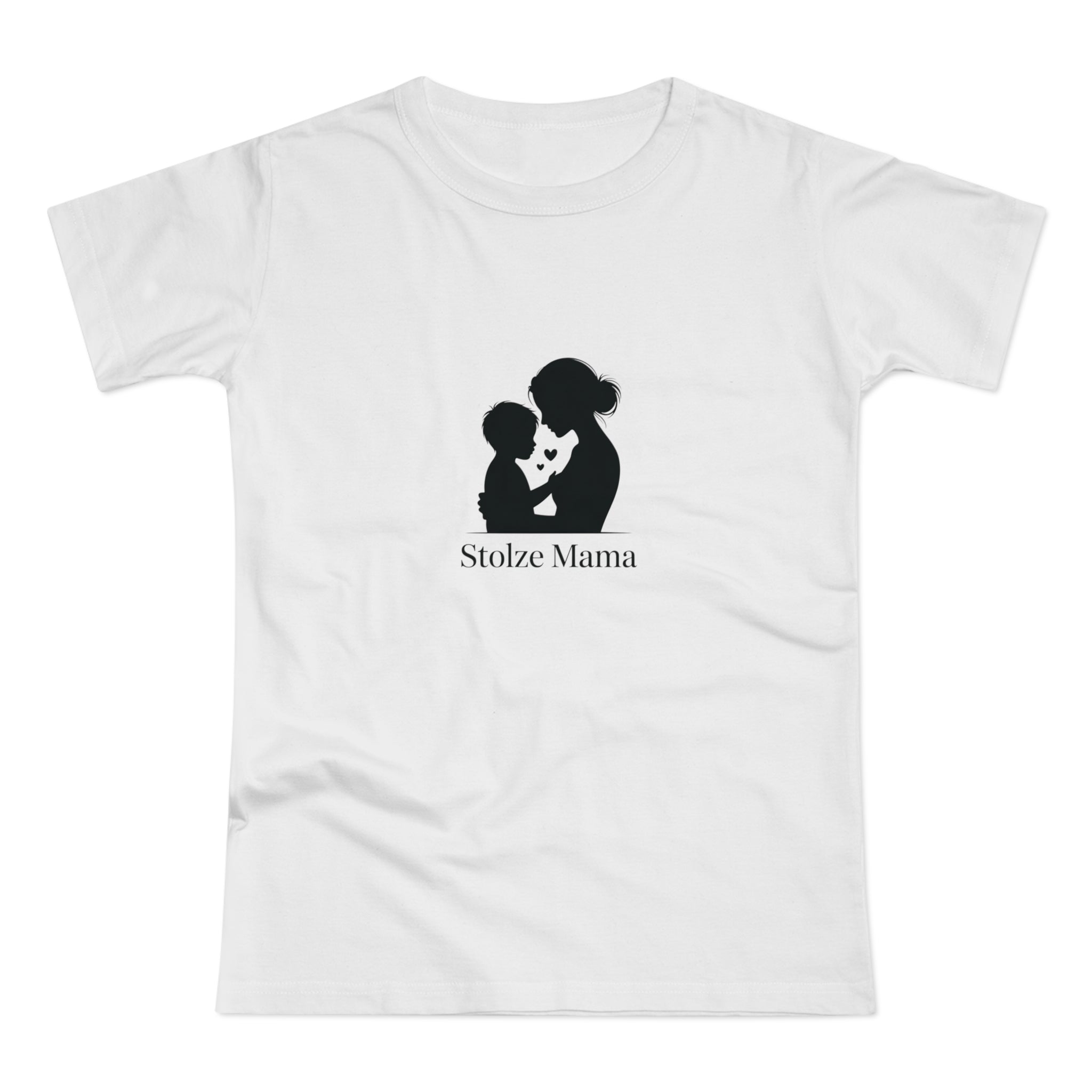 Stolze Mama Silhouette Women's T-Shirt — Proud Boy Mom Graphic Tee