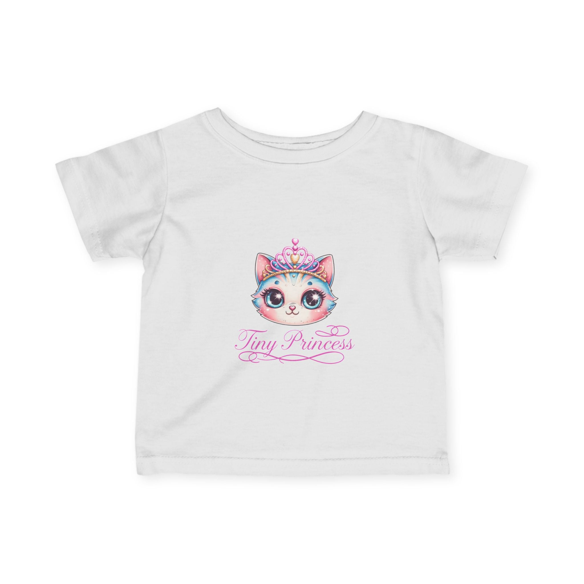 Infant Tee — Cute Kitten 'Tiny Princess' Baby Shirt