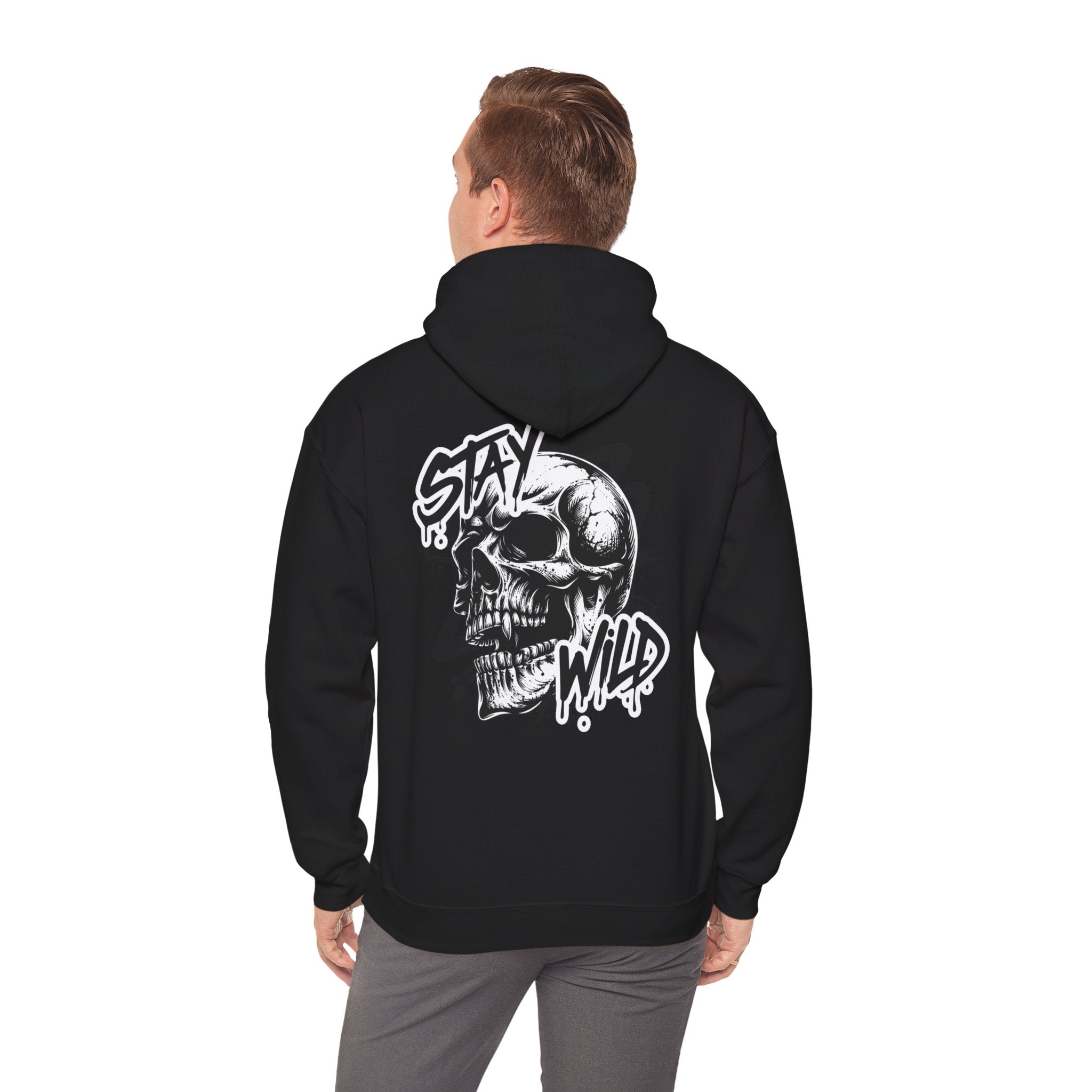 Stay Wild Skull Hoodie
