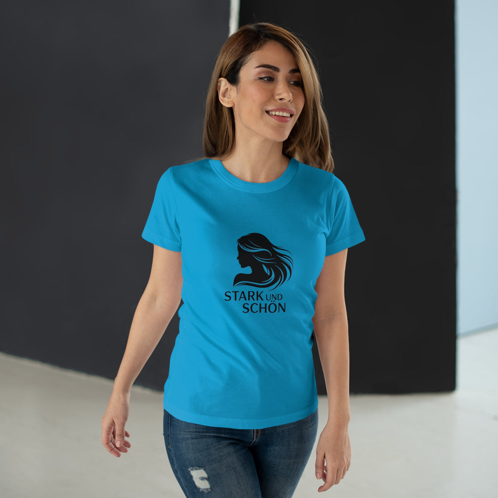Stark und Schön Women's Tee — Strong & Beautiful Silhouette T-Shirt