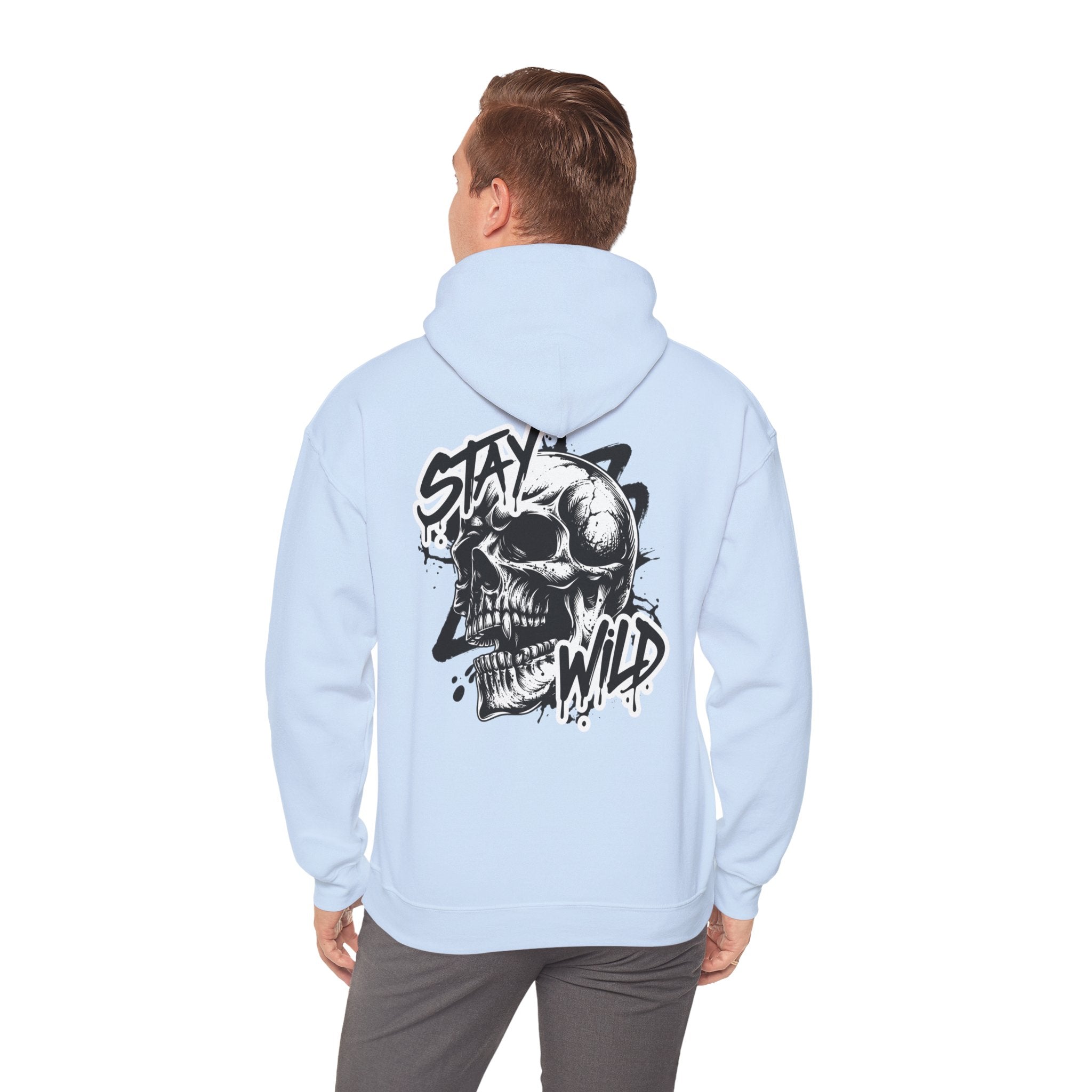 Stay Wild Skull Hoodie