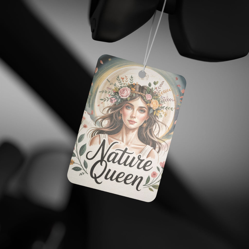 Nature Queen Car Air Freshener — Floral Goddess Scented Ornament for Eco-Loving Women