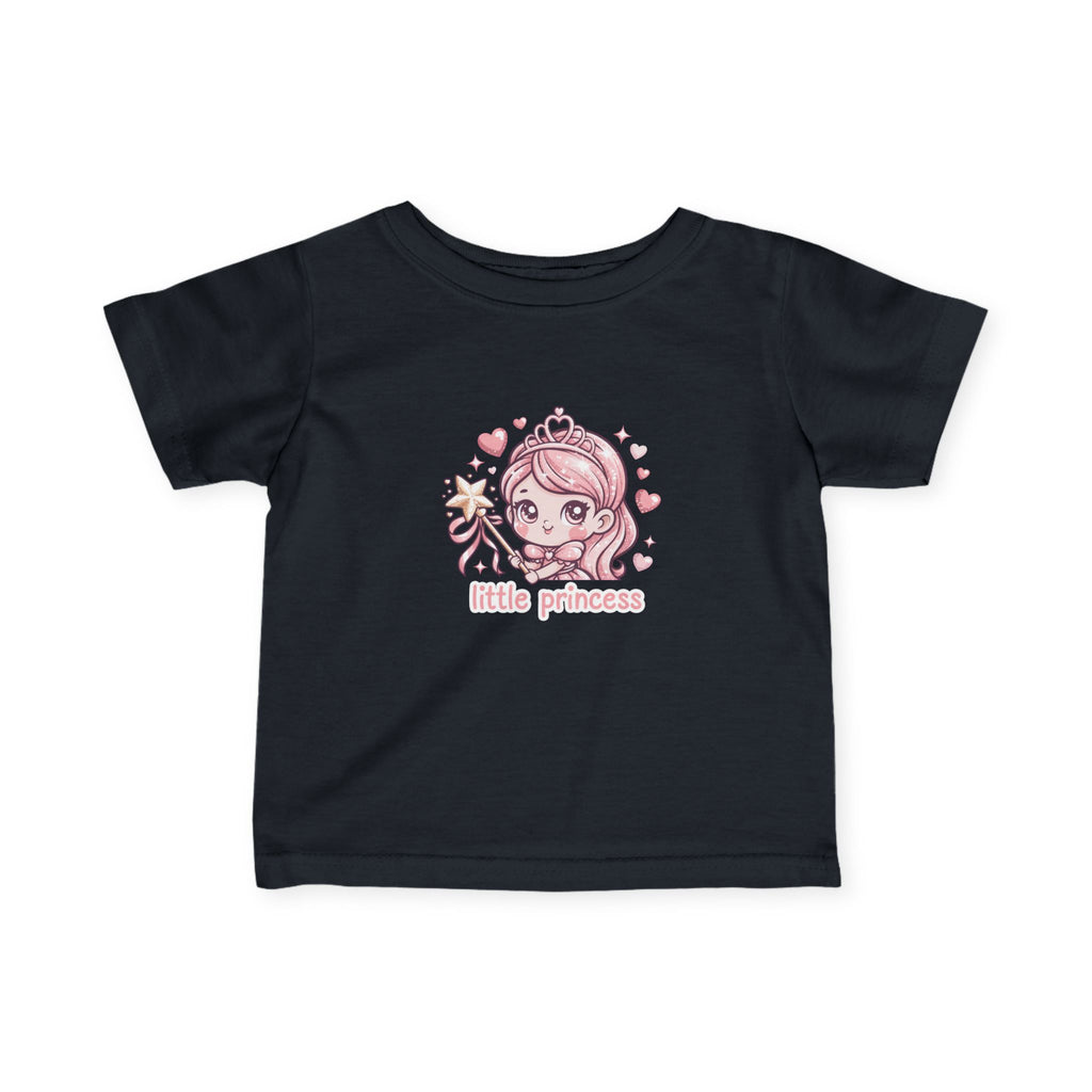 Infant Tee — "Little Princess" Pink Princess Baby Shirt