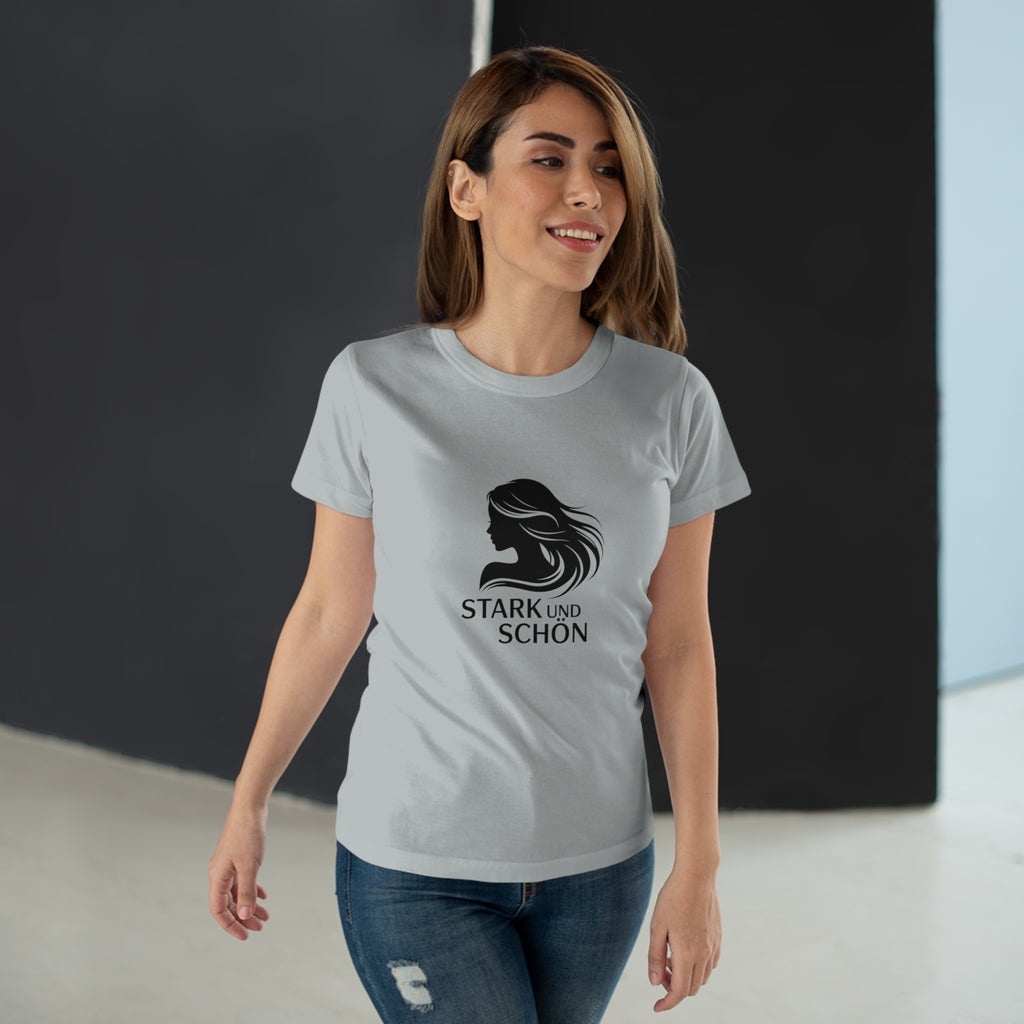 Stark und Schön Women's Tee — Strong & Beautiful Silhouette T-Shirt