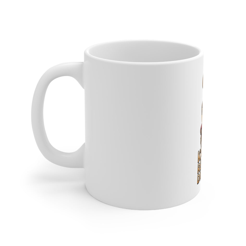 Keramik Tasse – 'Kaffee regiert die Welt' Crown 300ml