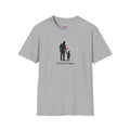 Stolzer Papa T‑Shirt — Father and Child Silhouette Dad Tee