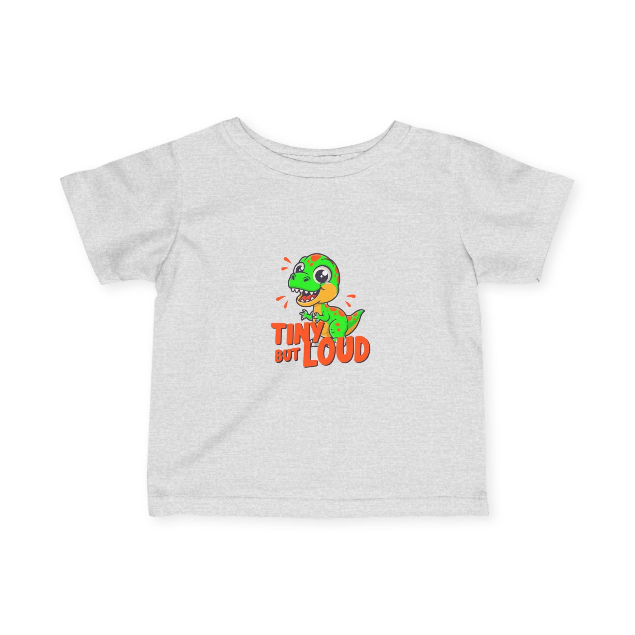 Tiny But Loud Dino Graphic Baby Shirt