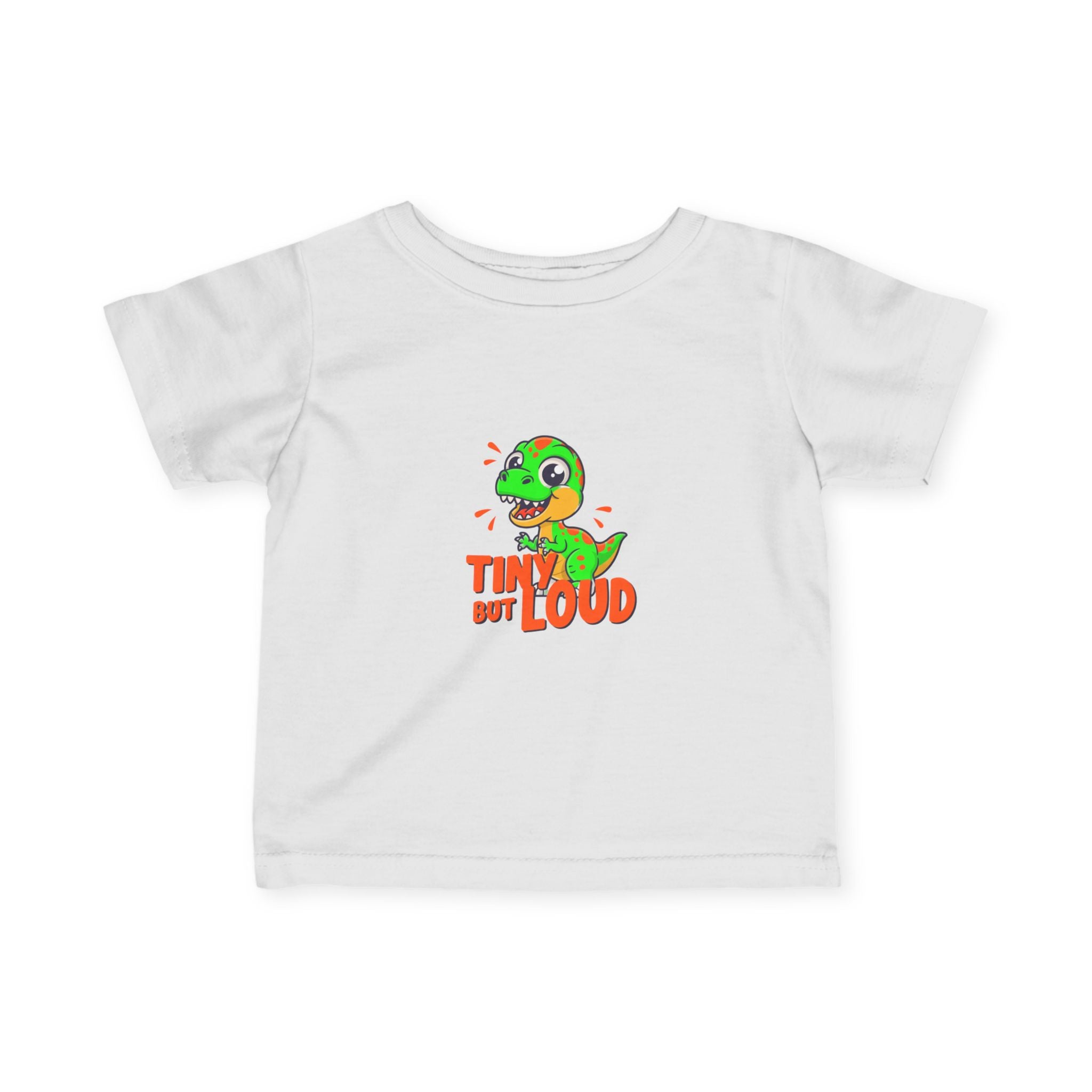 Tiny But Loud Dino Graphic Baby Shirt