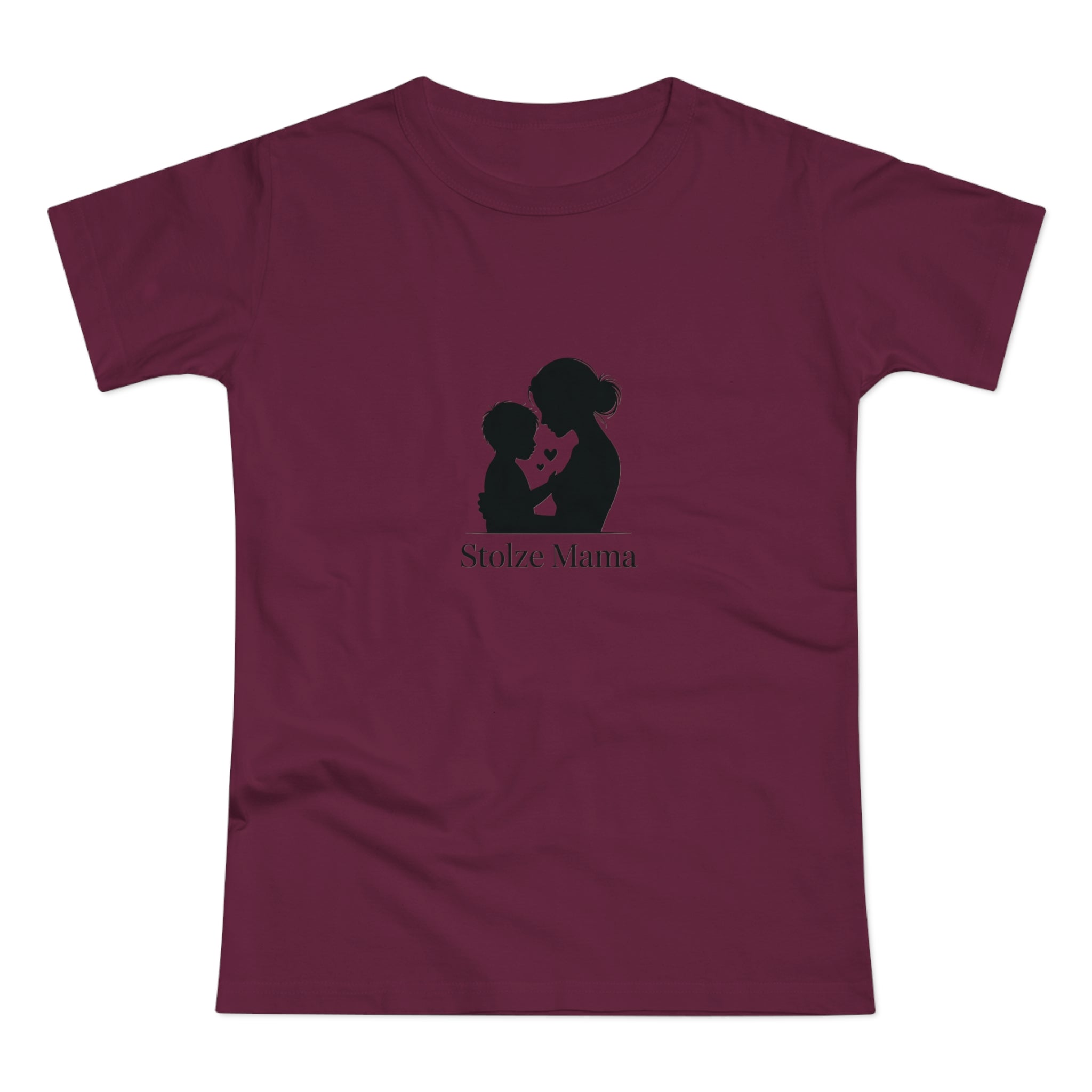 Stolze Mama Silhouette Women's T-Shirt — Proud Boy Mom Graphic Tee