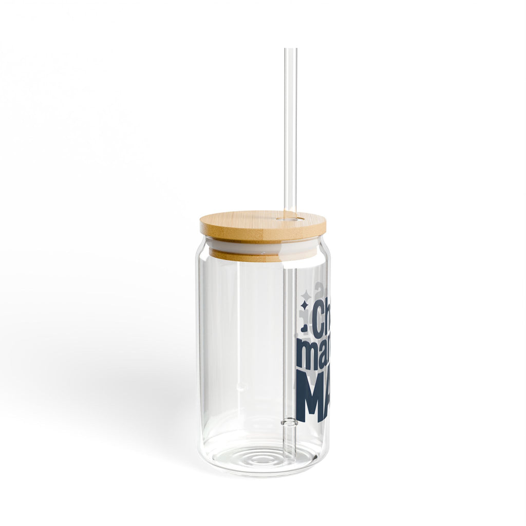 Sipper Glass — “Chaos Manager Mama” 455ml