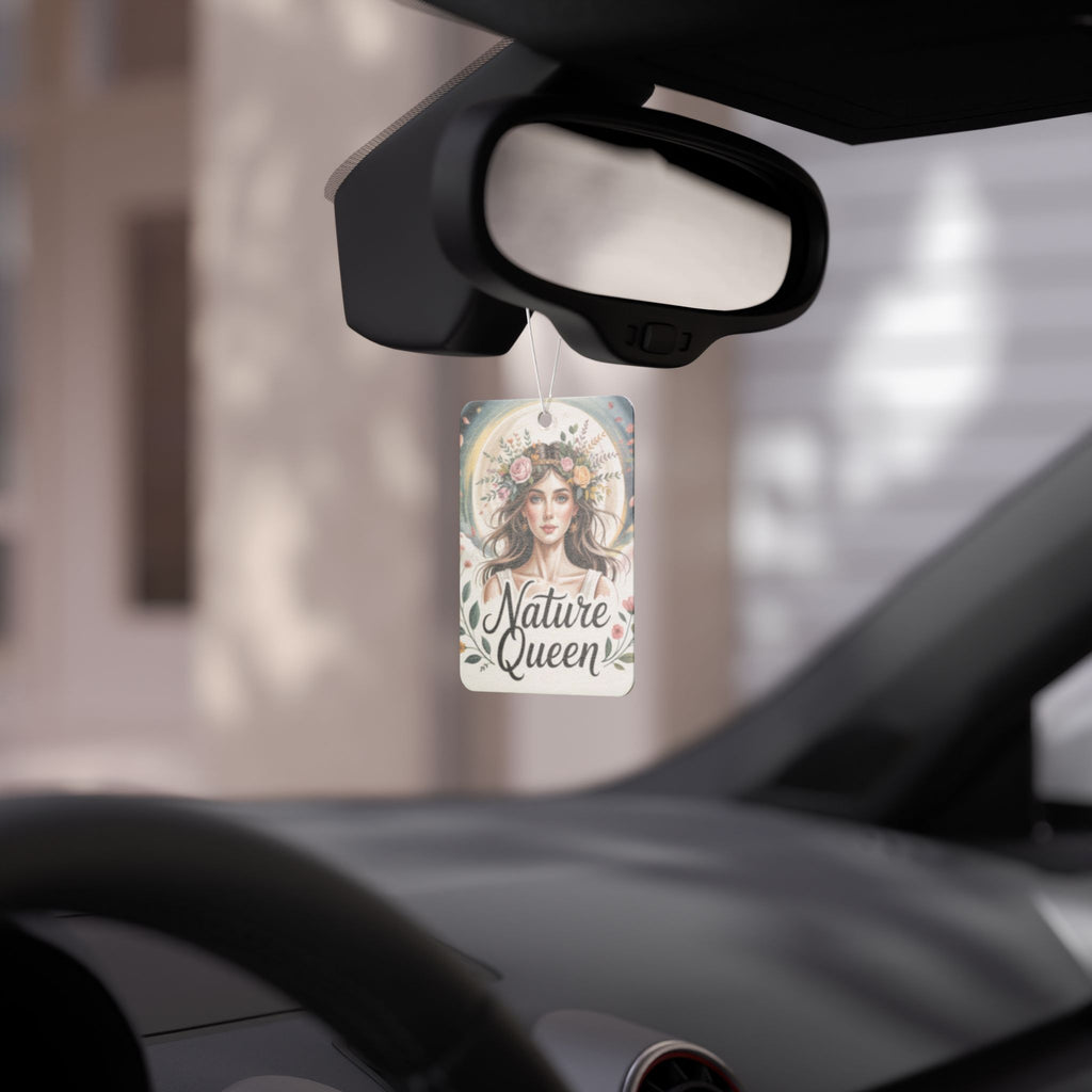 Nature Queen Car Air Freshener — Floral Goddess Scented Ornament for Eco-Loving Women