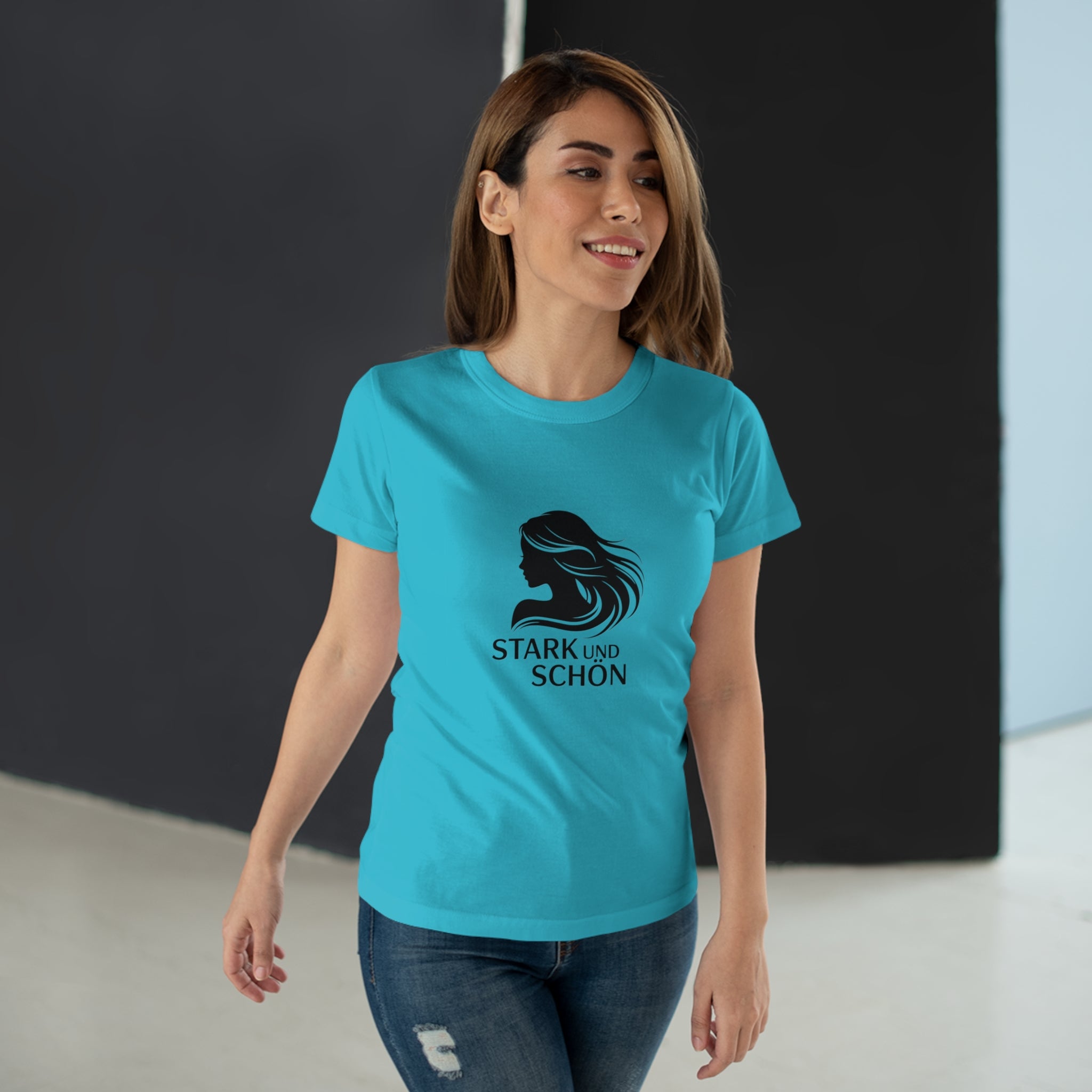 Stark und Schön Women's Tee — Strong & Beautiful Silhouette T-Shirt