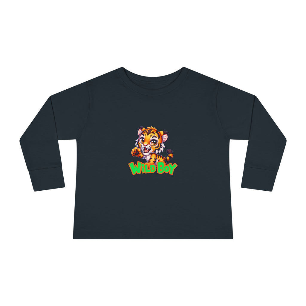 Wild Boy Tiger Toddler Long Sleeve