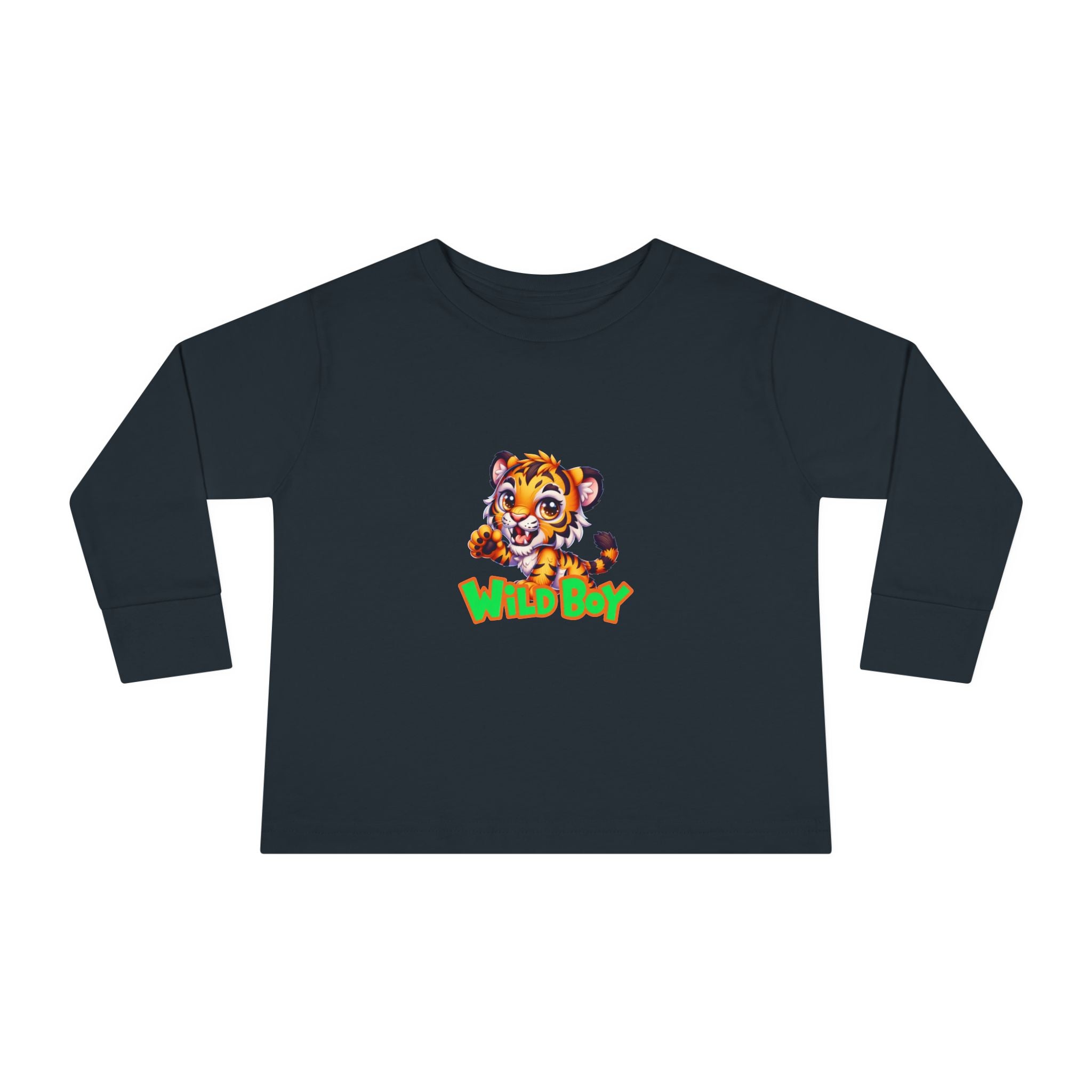 Wild Boy Tiger Toddler Long Sleeve