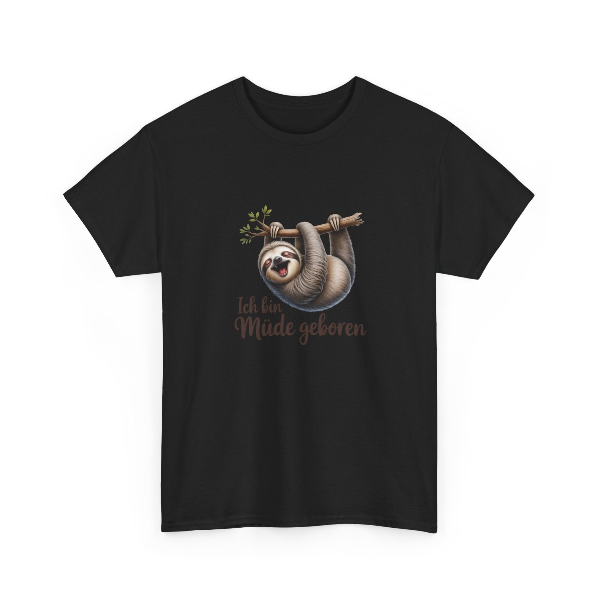 Herren Tshirt — "Ich bin Müde geboren"
