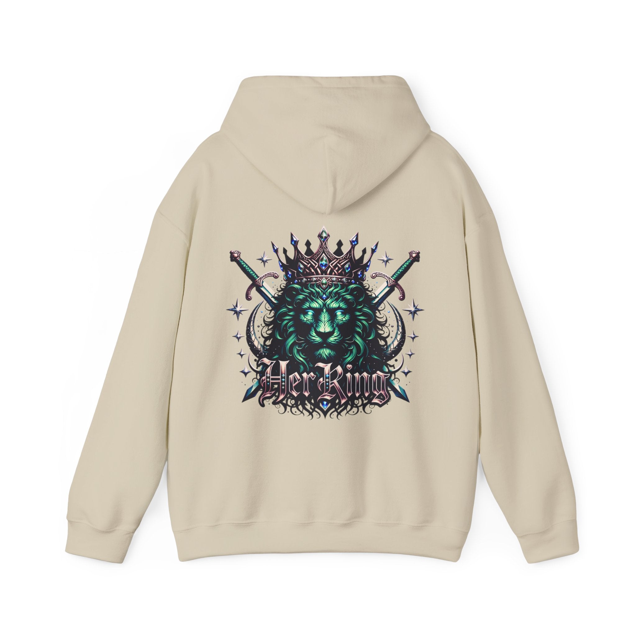 Lion Her King Crown Hoodie