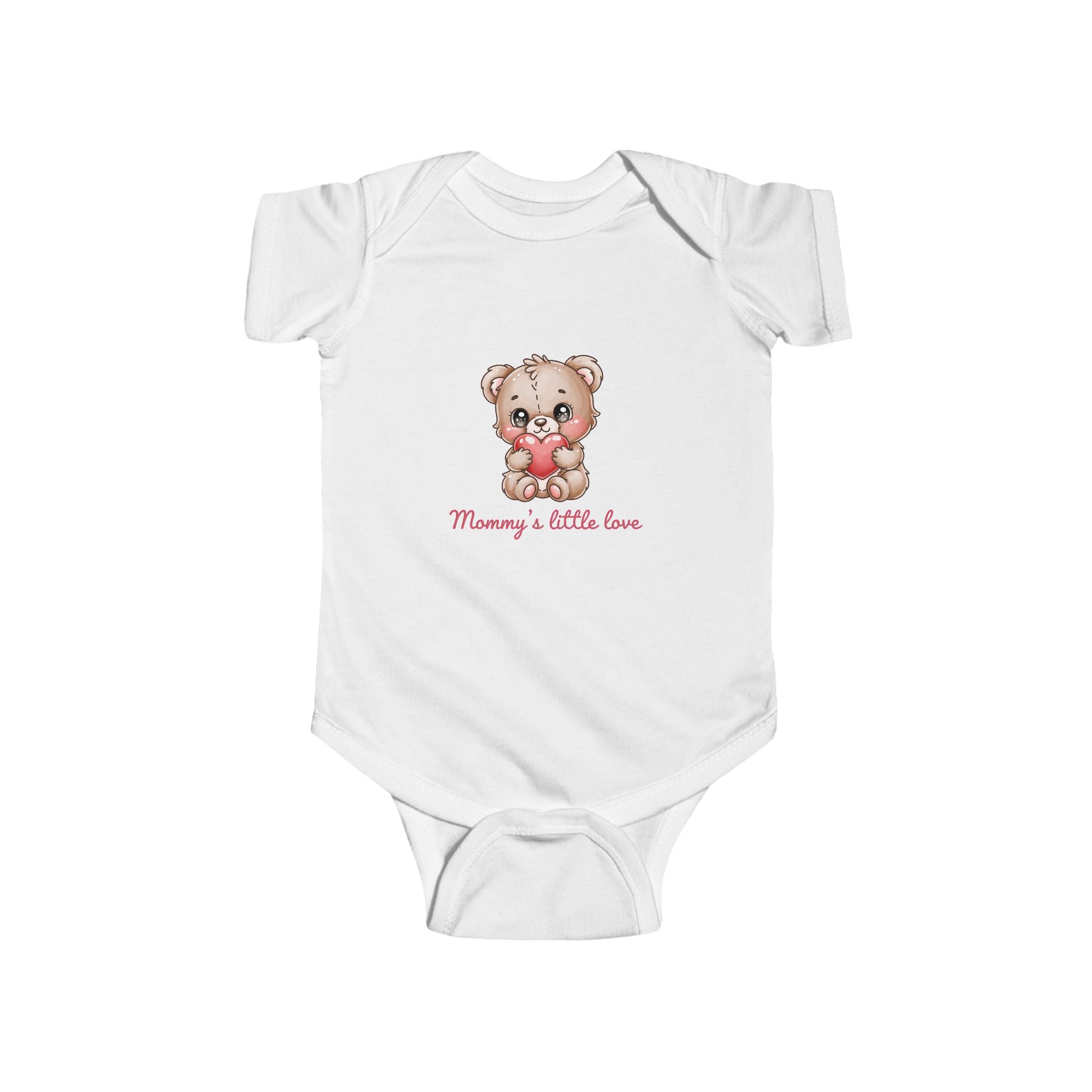 Mama’s Little Love Infant Bodysuit — Cute Teddy Bear Baby Onesie