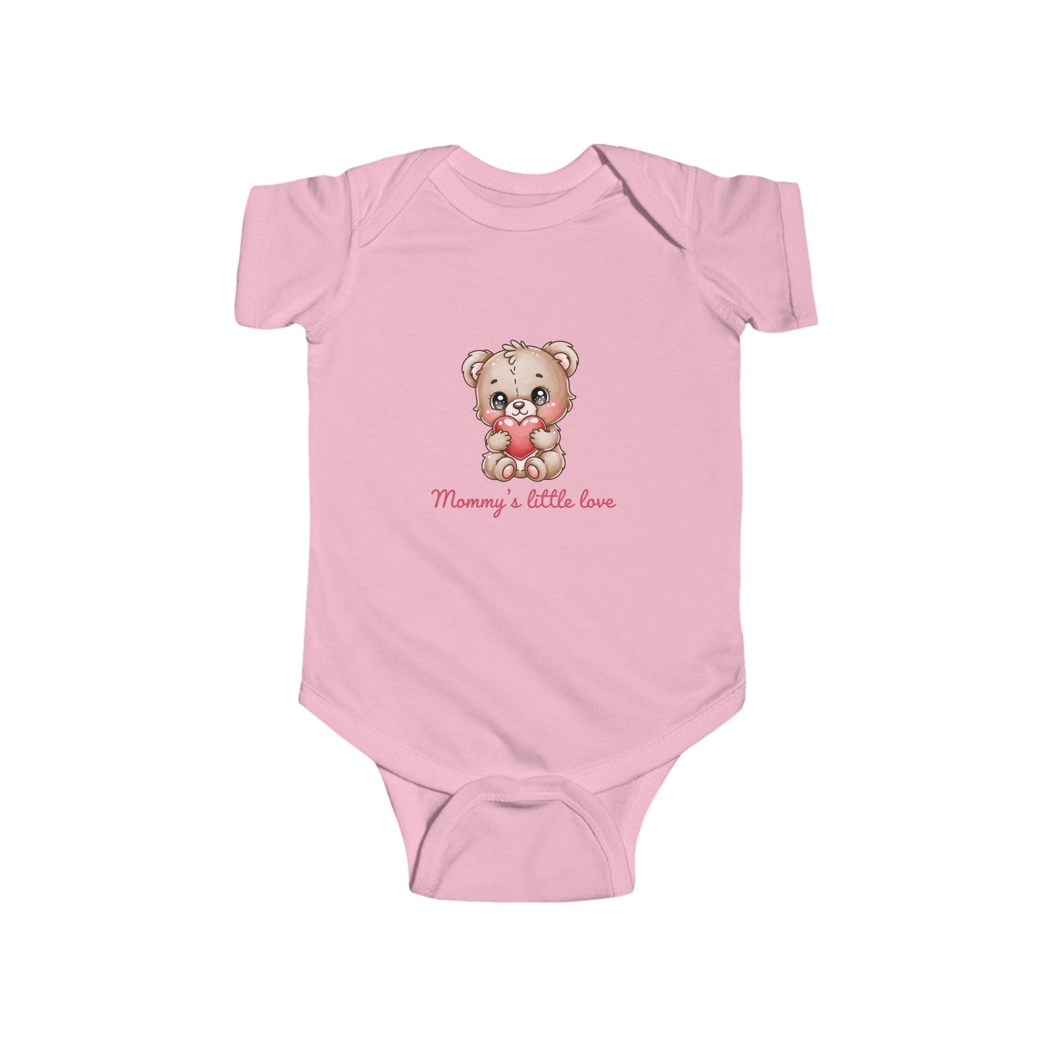 Mama’s Little Love Infant Bodysuit — Cute Teddy Bear Baby Onesie