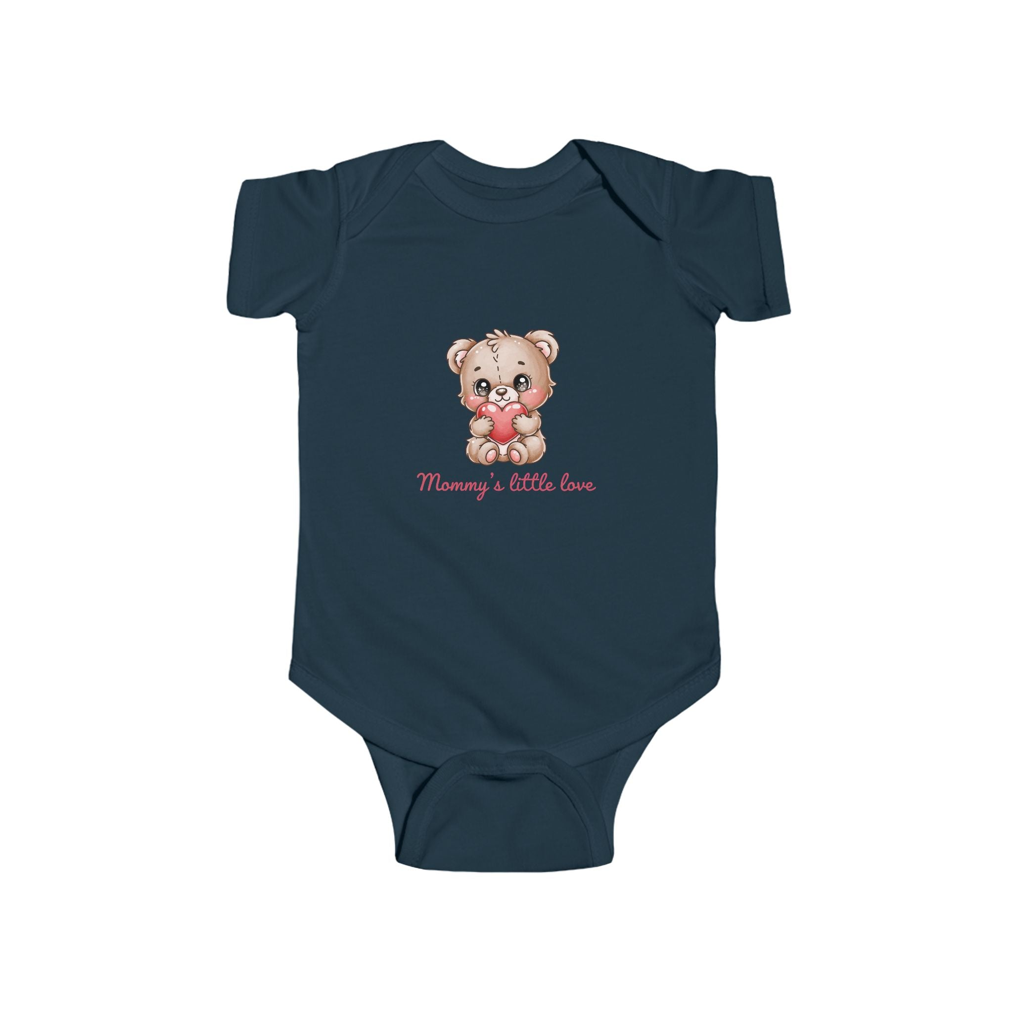 Mama’s Little Love Infant Bodysuit — Cute Teddy Bear Baby Onesie