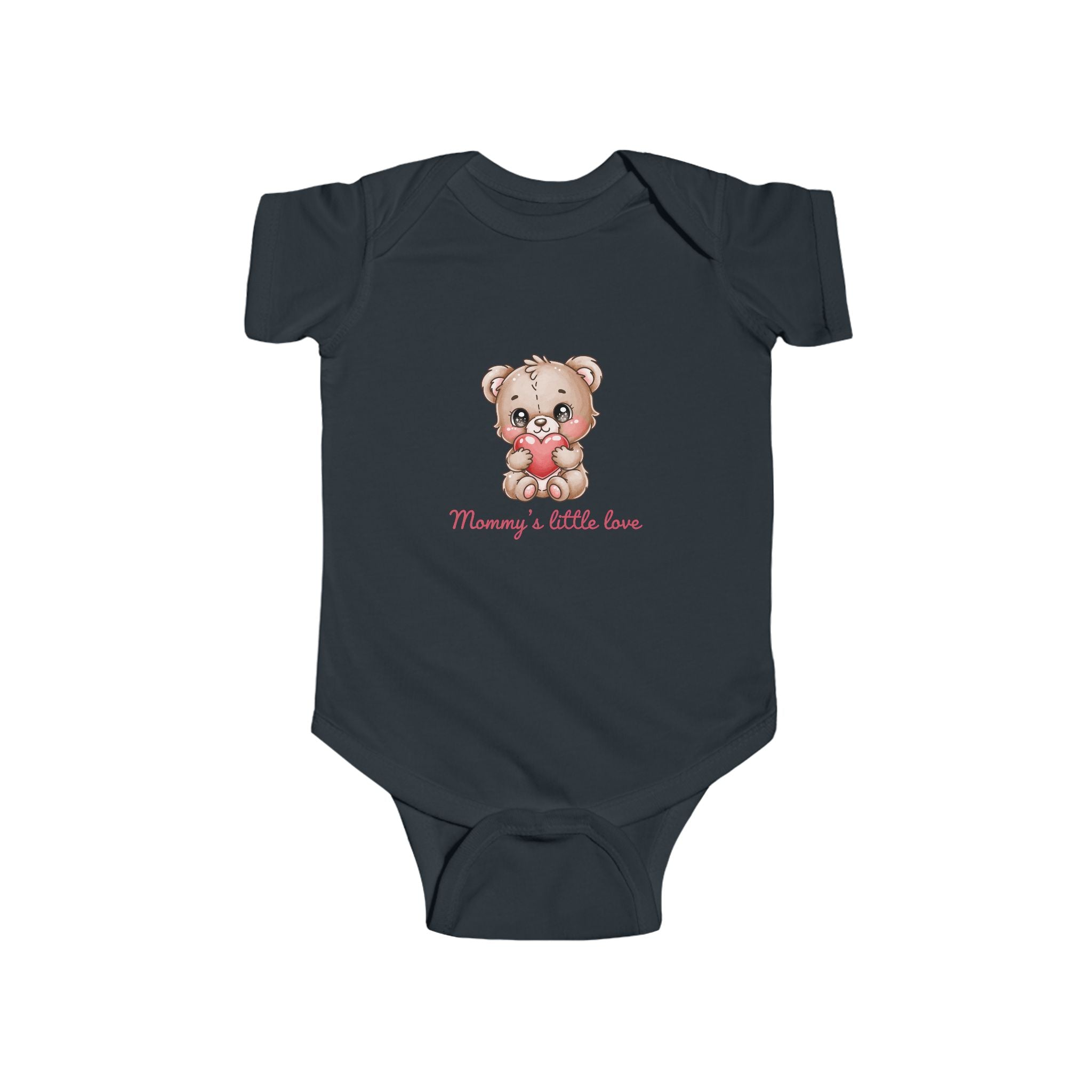 Mama’s Little Love Infant Bodysuit — Cute Teddy Bear Baby Onesie