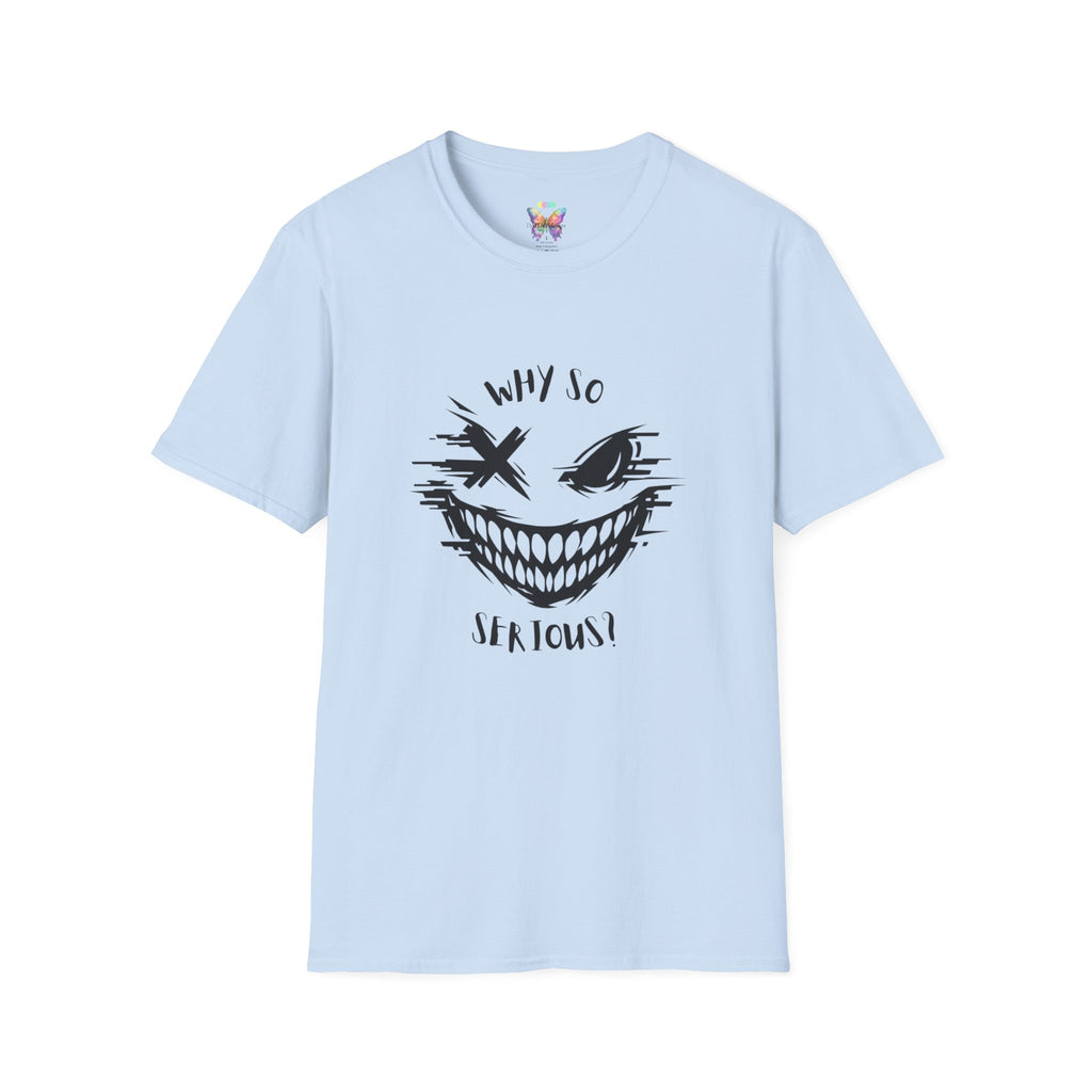 Why So Scary T-Shirt — Creepy Grin Halloween Tee