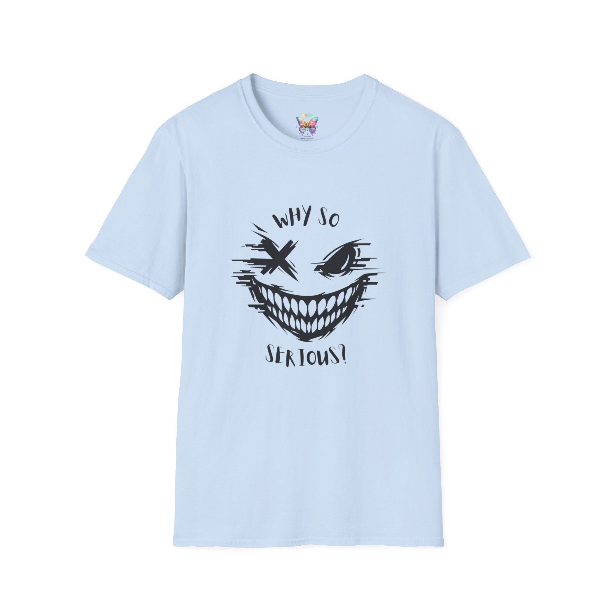 Why So Scary T-Shirt — Creepy Grin Halloween Tee