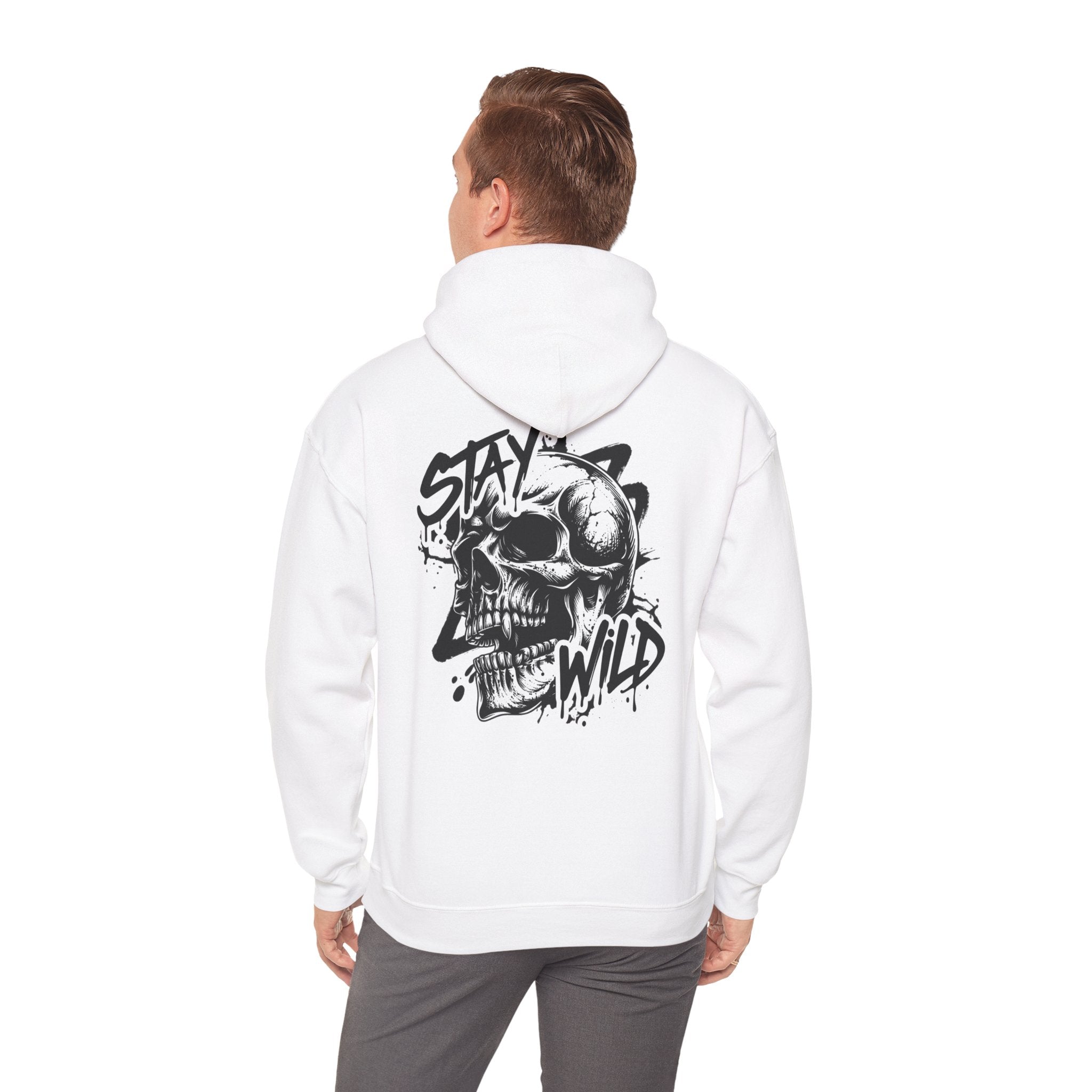 Stay Wild Skull Hoodie