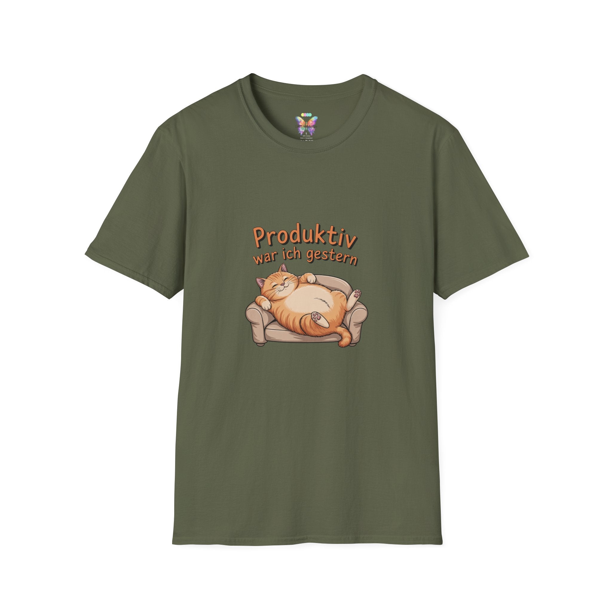 T-Shirt – "Produktiv war ich gestern"