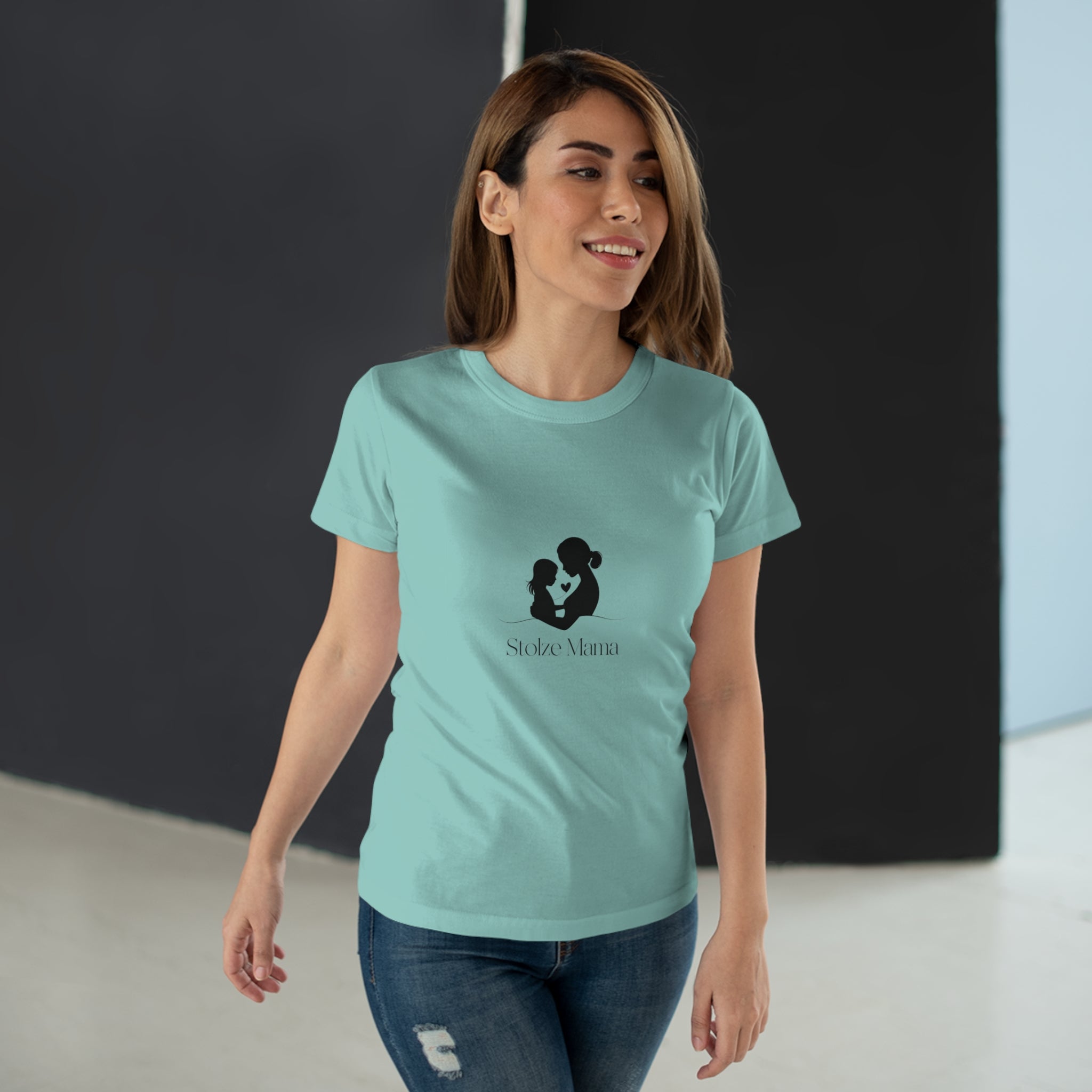 Mama & Baby Silhouette T-Shirt — 'StolzeGirlMama'