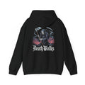 Death Walks Hoodie — Grim Reaper Guitar Graphic Pullover