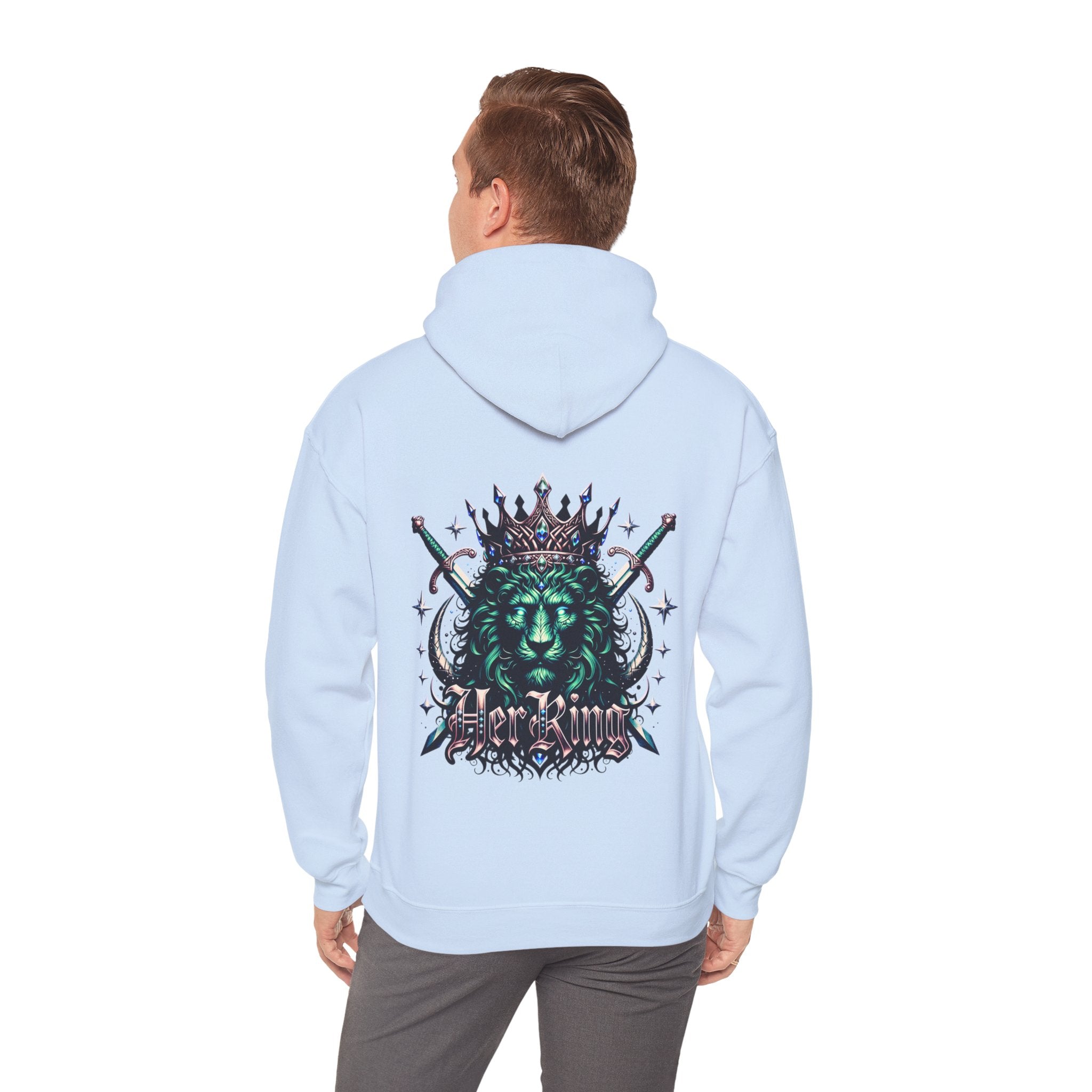 Lion Her King Crown Hoodie